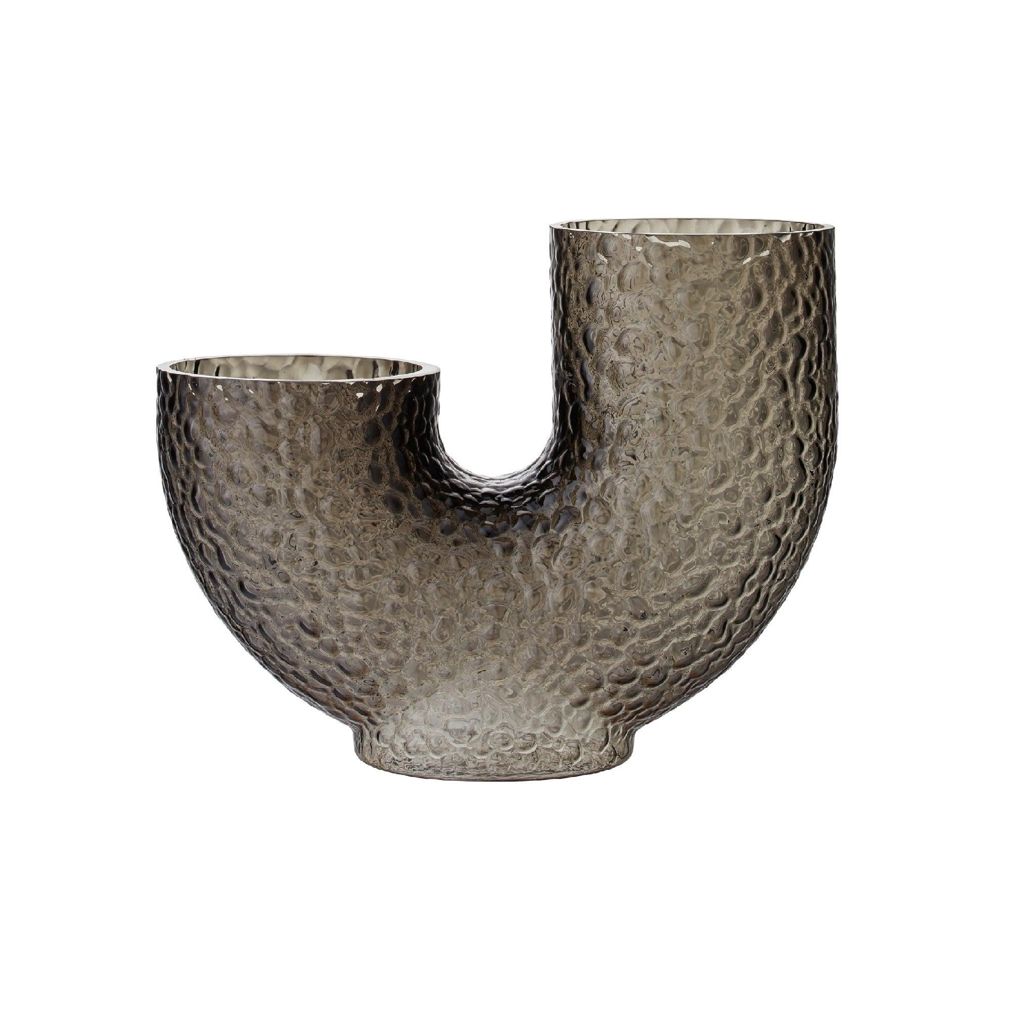 Wazon asymetryczny ARURA czarny AYTM Eye on Design