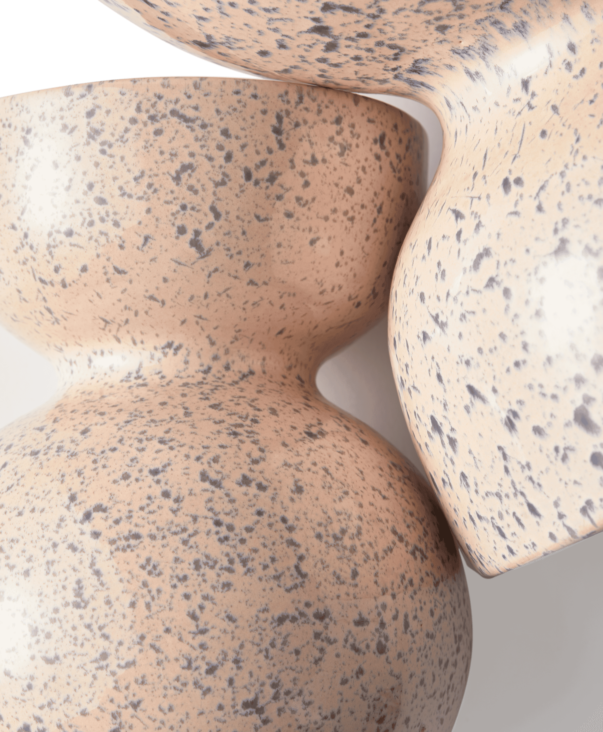 Wazon BOOLB beżowy w plamki Pols Potten Eye on Design