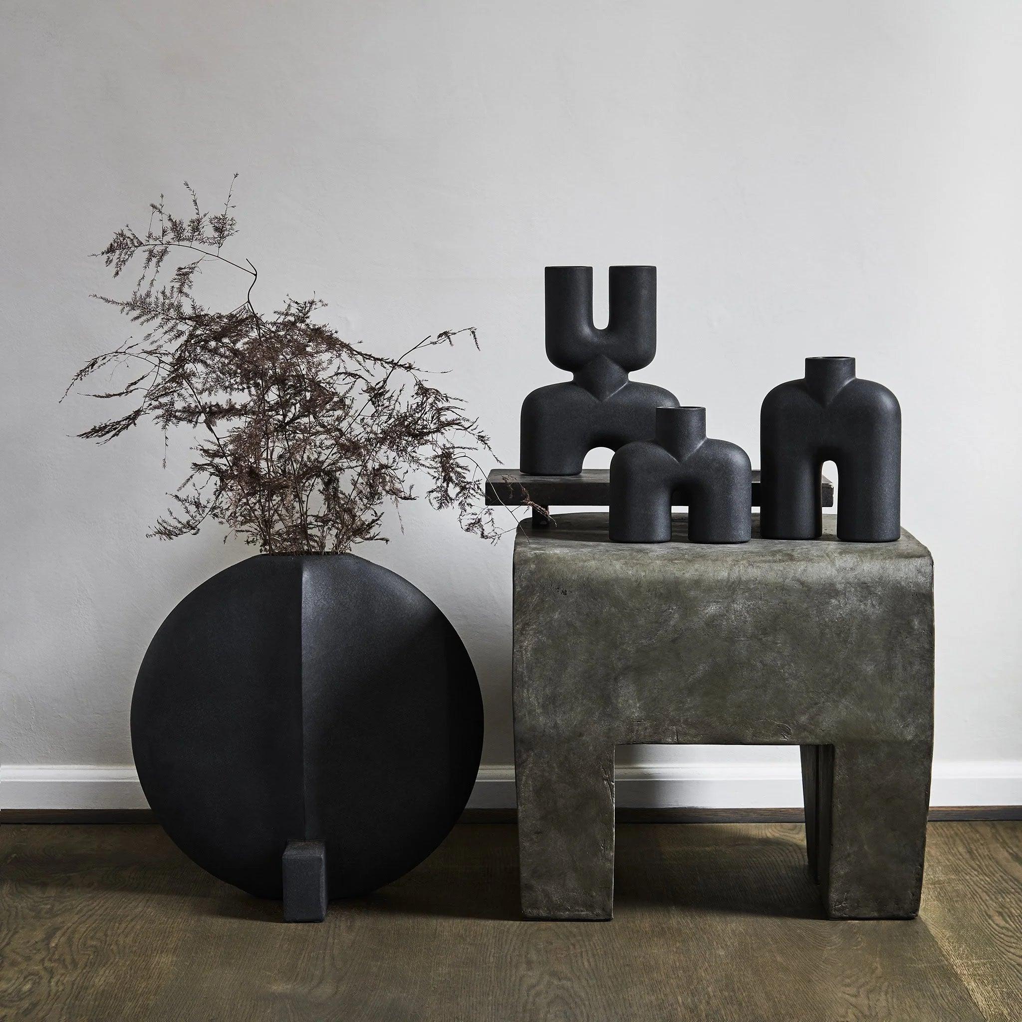 Wazon COBRA TALL czarny 101 Copenhagen Eye on Design