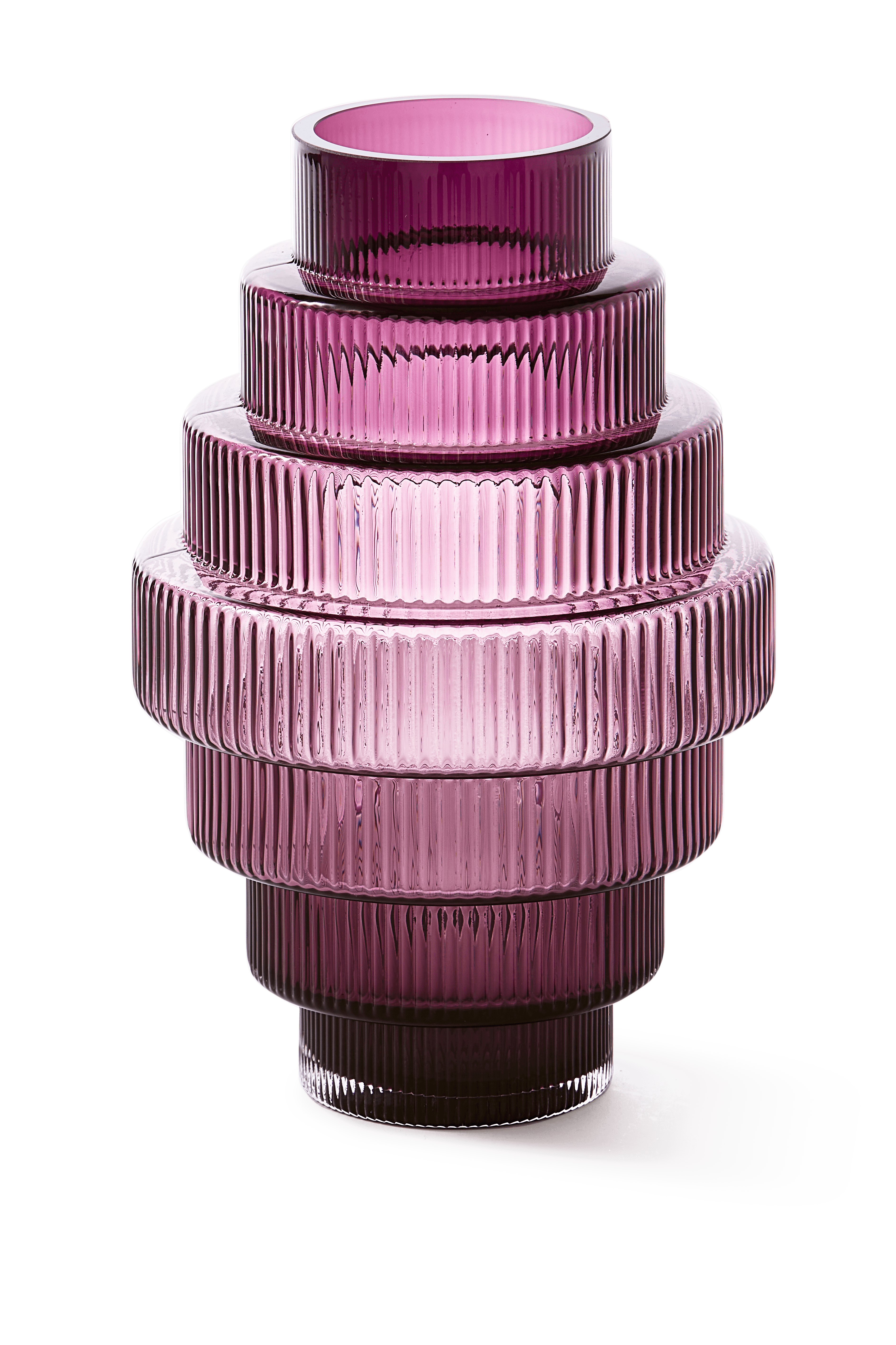 Wazon STEP śliwkowy Pols Potten 35 cm Eye on Design