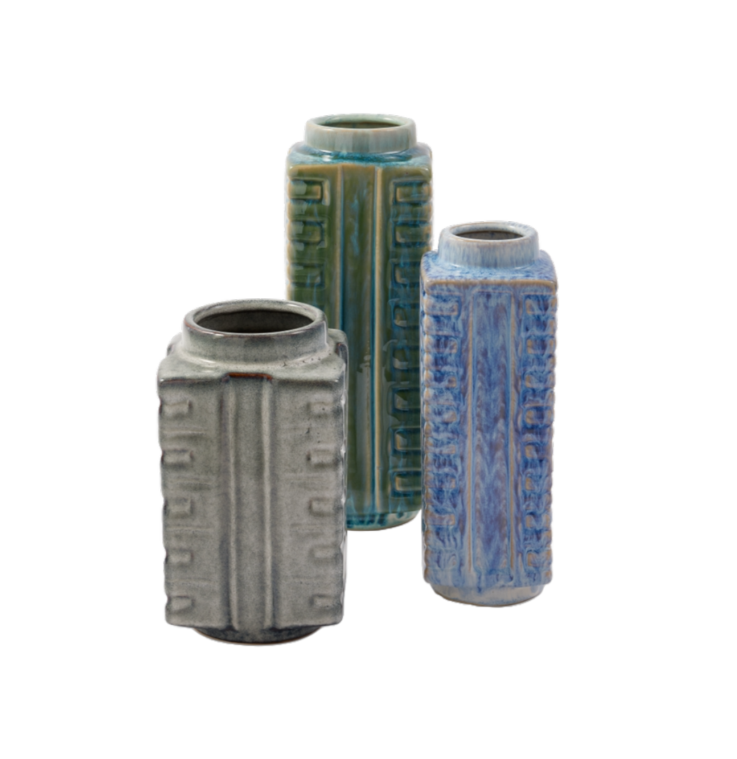 SMALL CITY Keramikvasen-Set