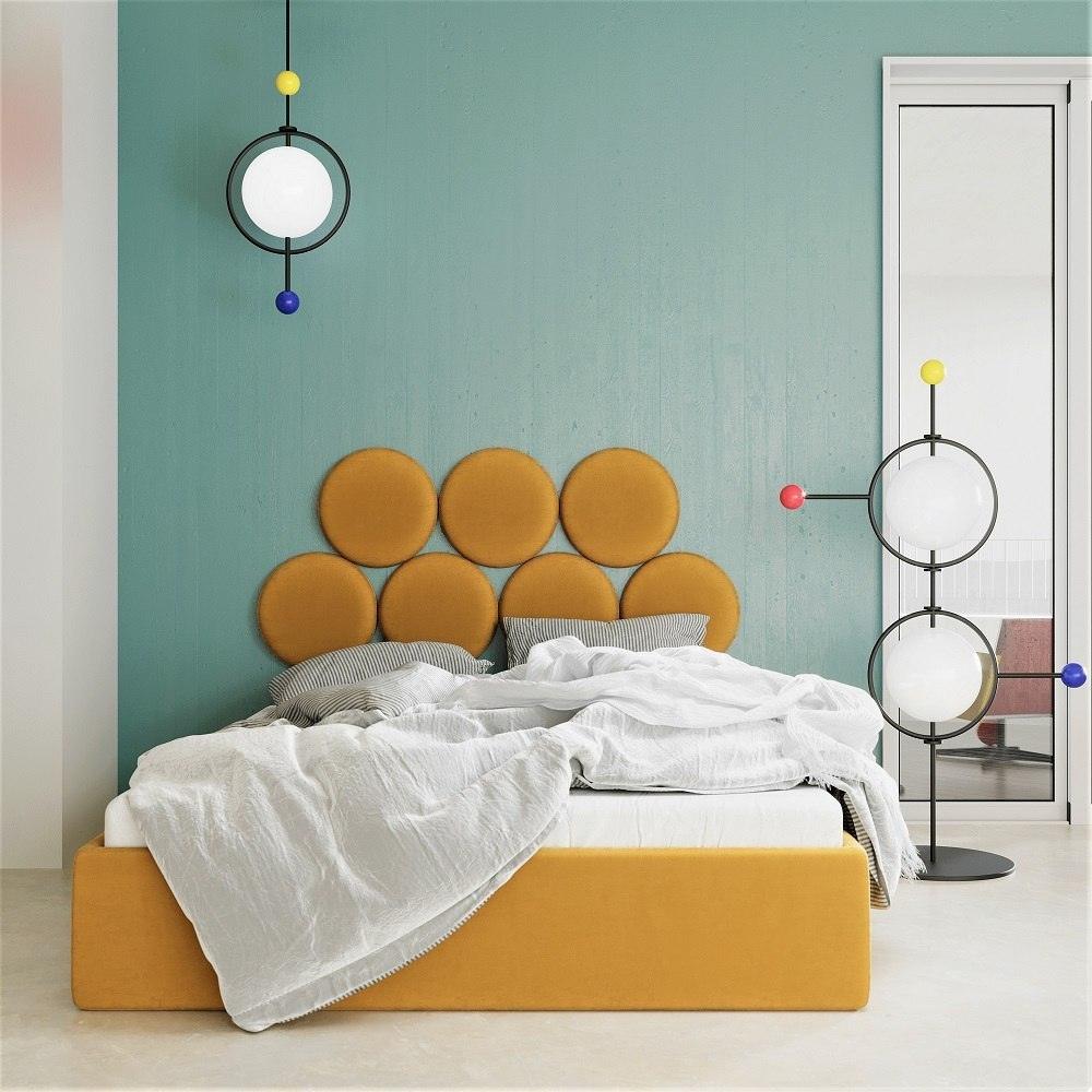 Wezgłowie BALL bordowy Happy Barok Eye on Design