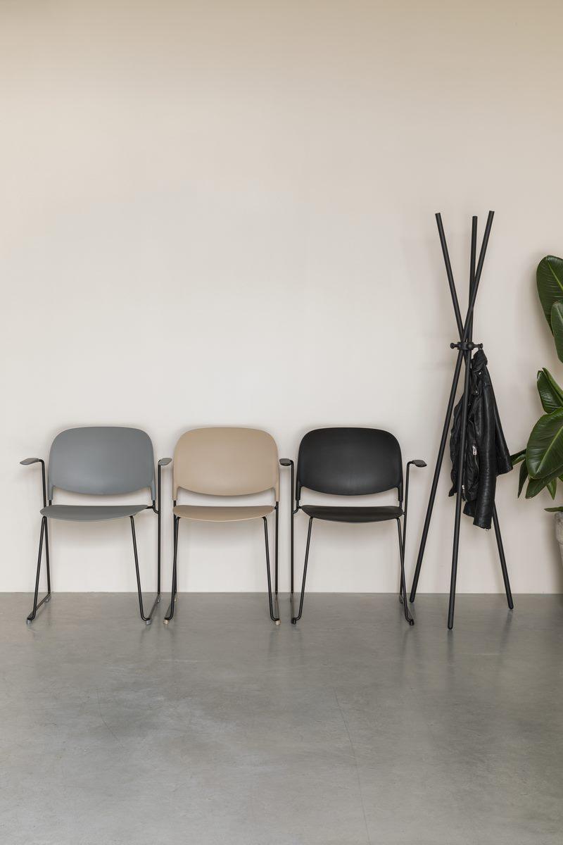 Wieszak na ubrania DARWIN czarny White Label Living Eye on Design