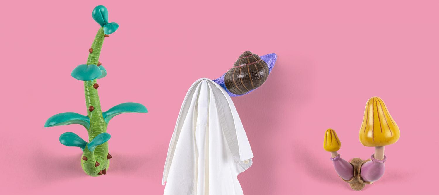 Wieszak SNAIL SLEEPY brązowy Seletti Eye on Design