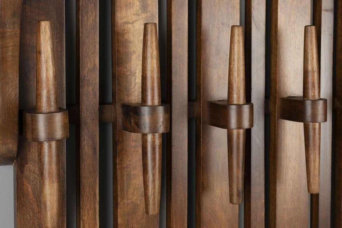 Wieszak z półką JAKUB orzechowy Dutchbone Eye on Design