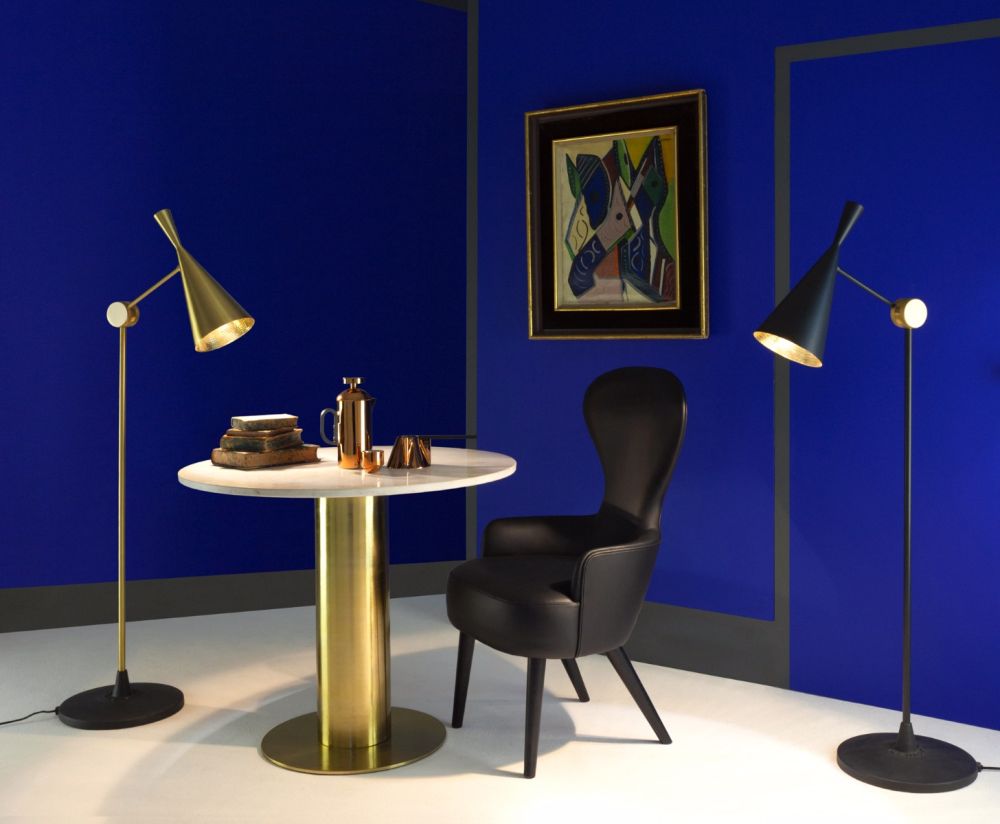 Lampa podłogowa BEAT srebrny – Tom Dixon