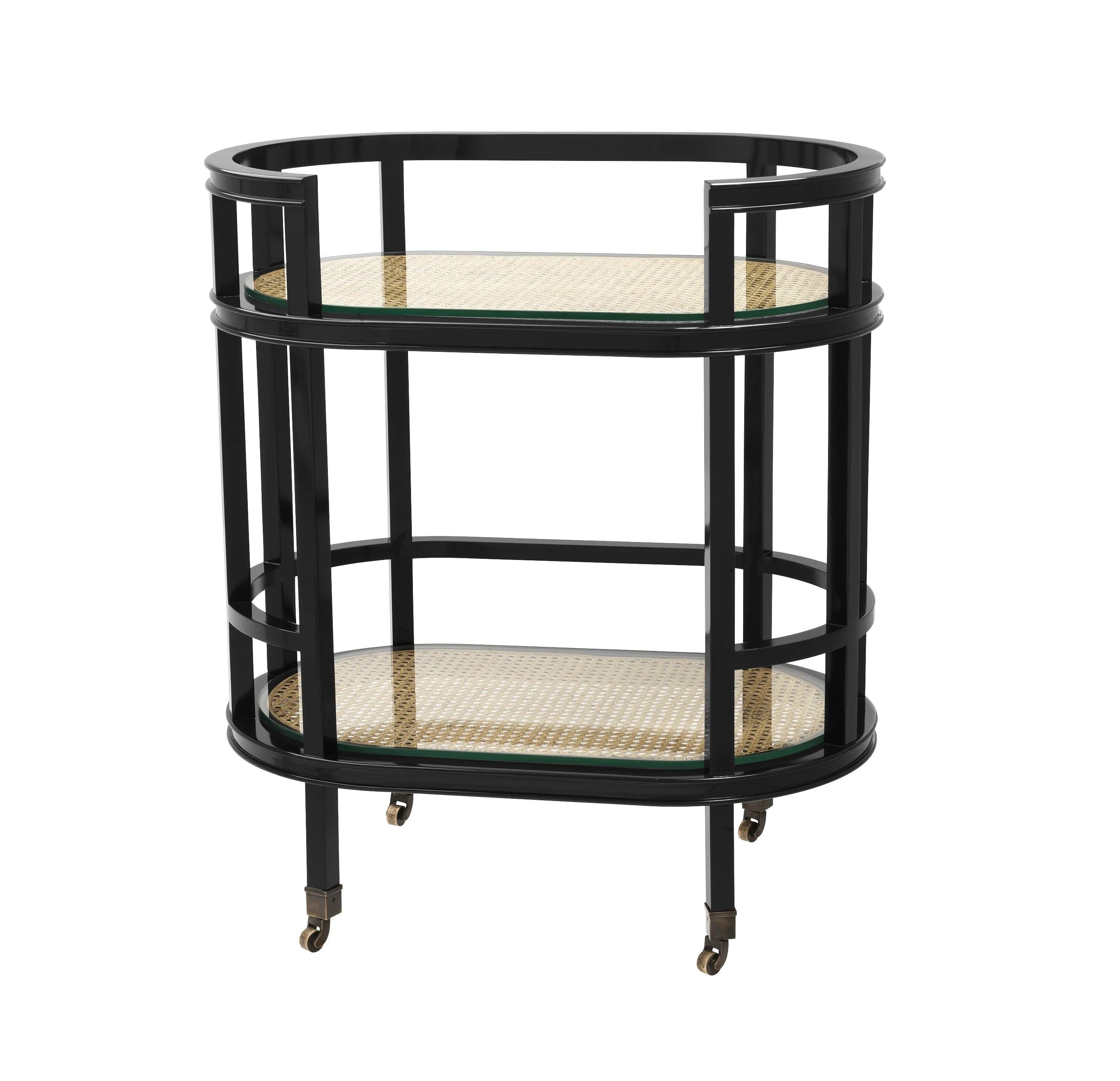 Wózek barowy BAHAMAS czarny Eichholtz Eye on Design