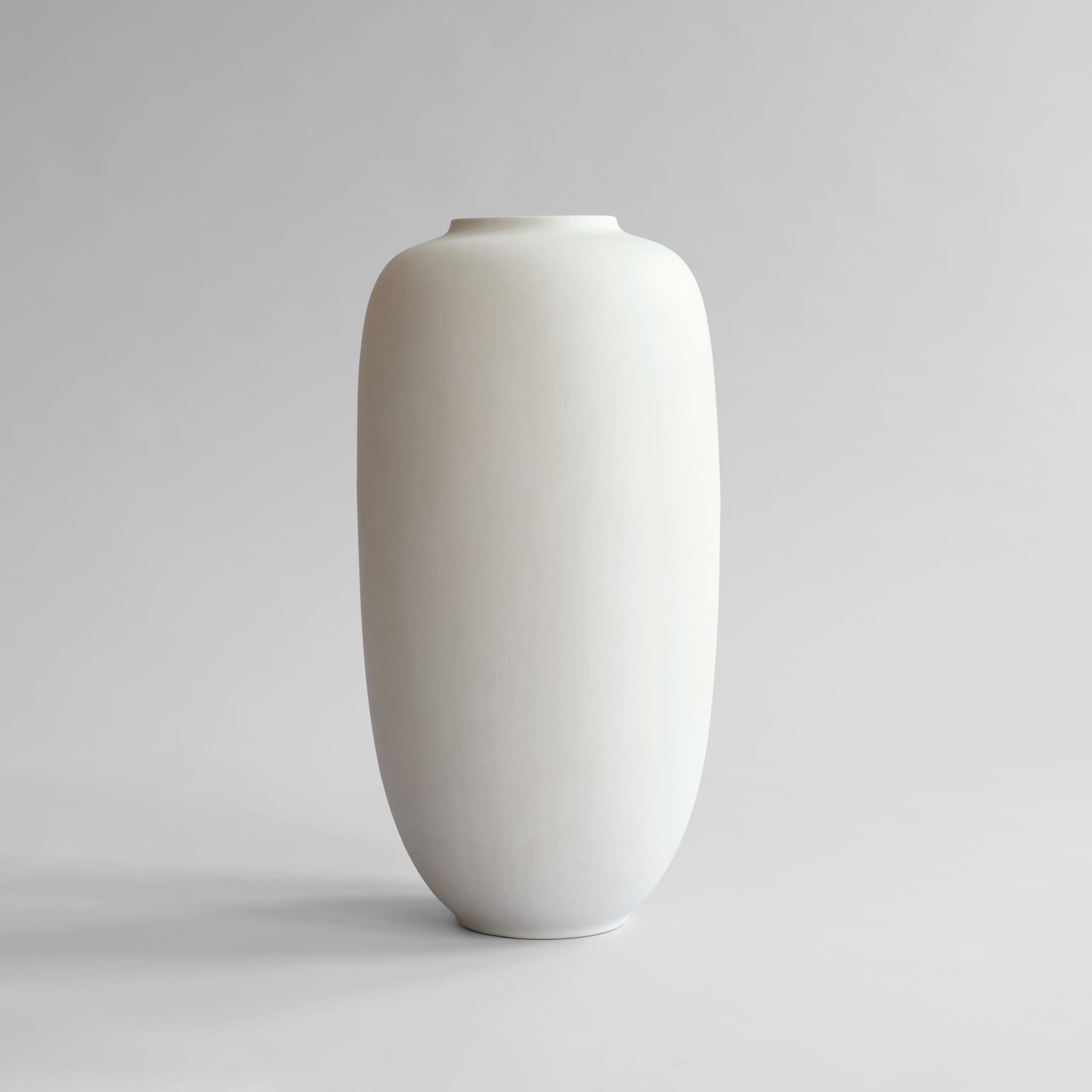 SUNAO SLIM Vase aus weißer Keramik