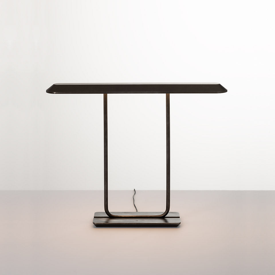 Tischlampe TEMPIO dunkelbraun