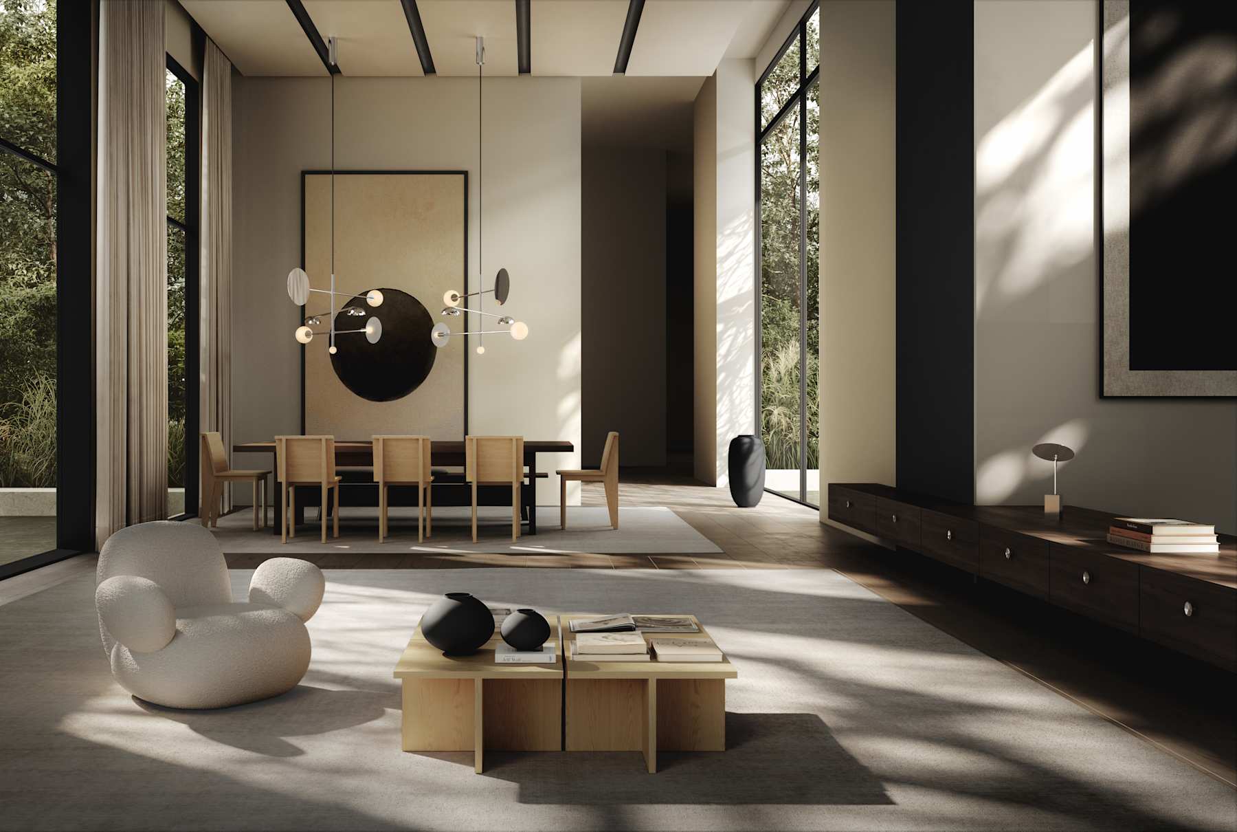 BRUTUS Couchtisch, Eiche