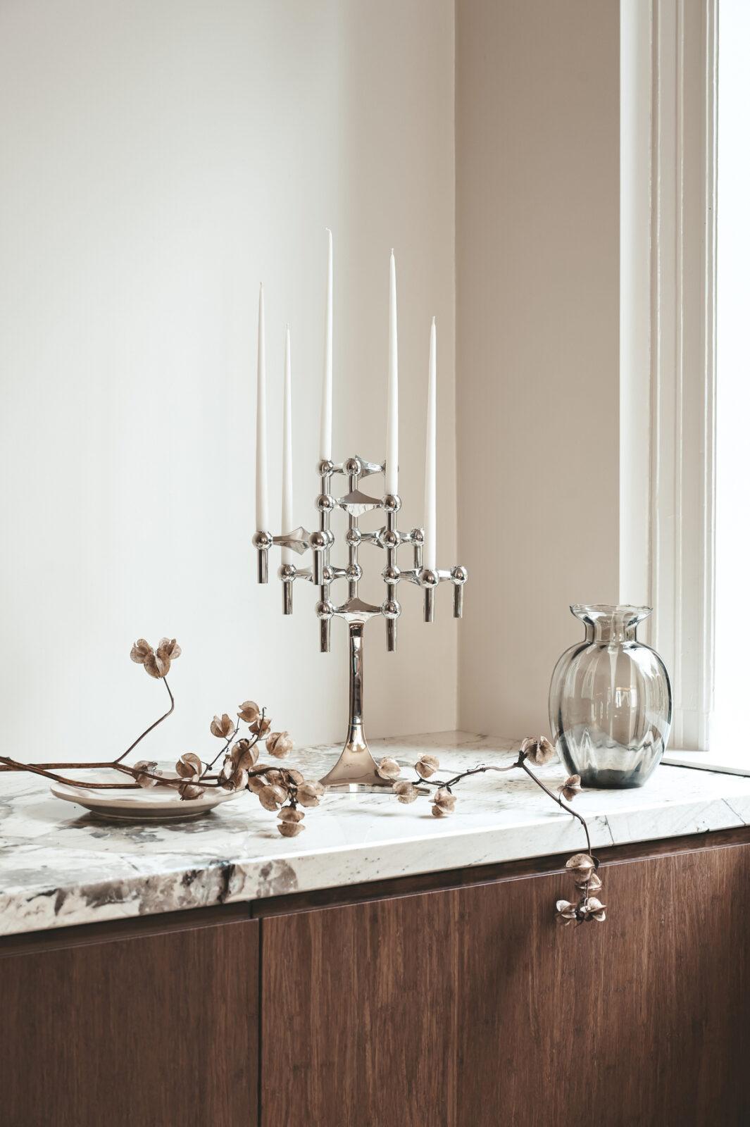 Zestaw 6 świeczek STOFF NAGEL biały Stoff Nagel Eye on Design