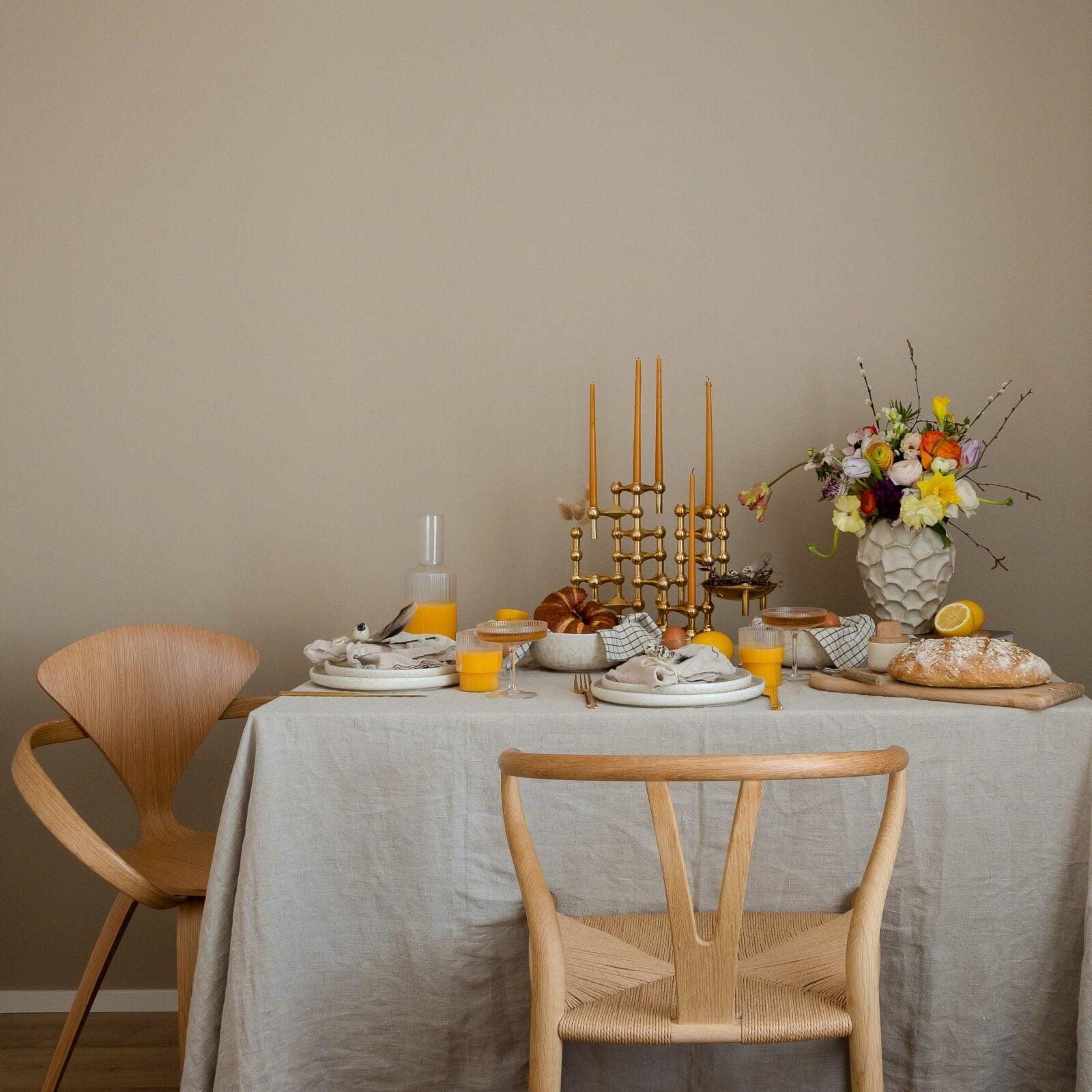 Zestaw 6 świeczek STOFF NAGEL bursztynowy Stoff Nagel Eye on Design