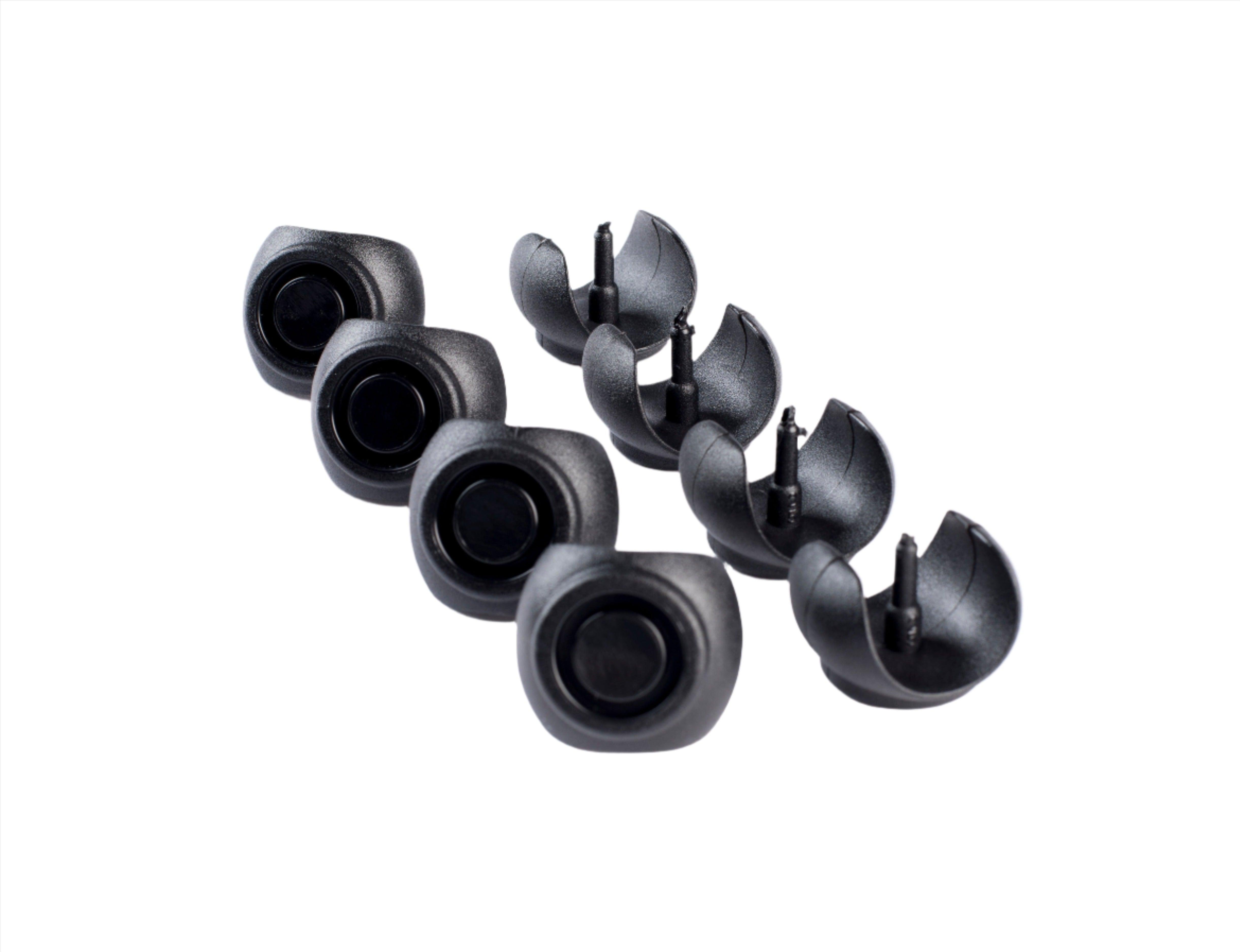 Zestaw 8 zatyczek ochronnych RIDGE czarny Zuiver Eye on Design