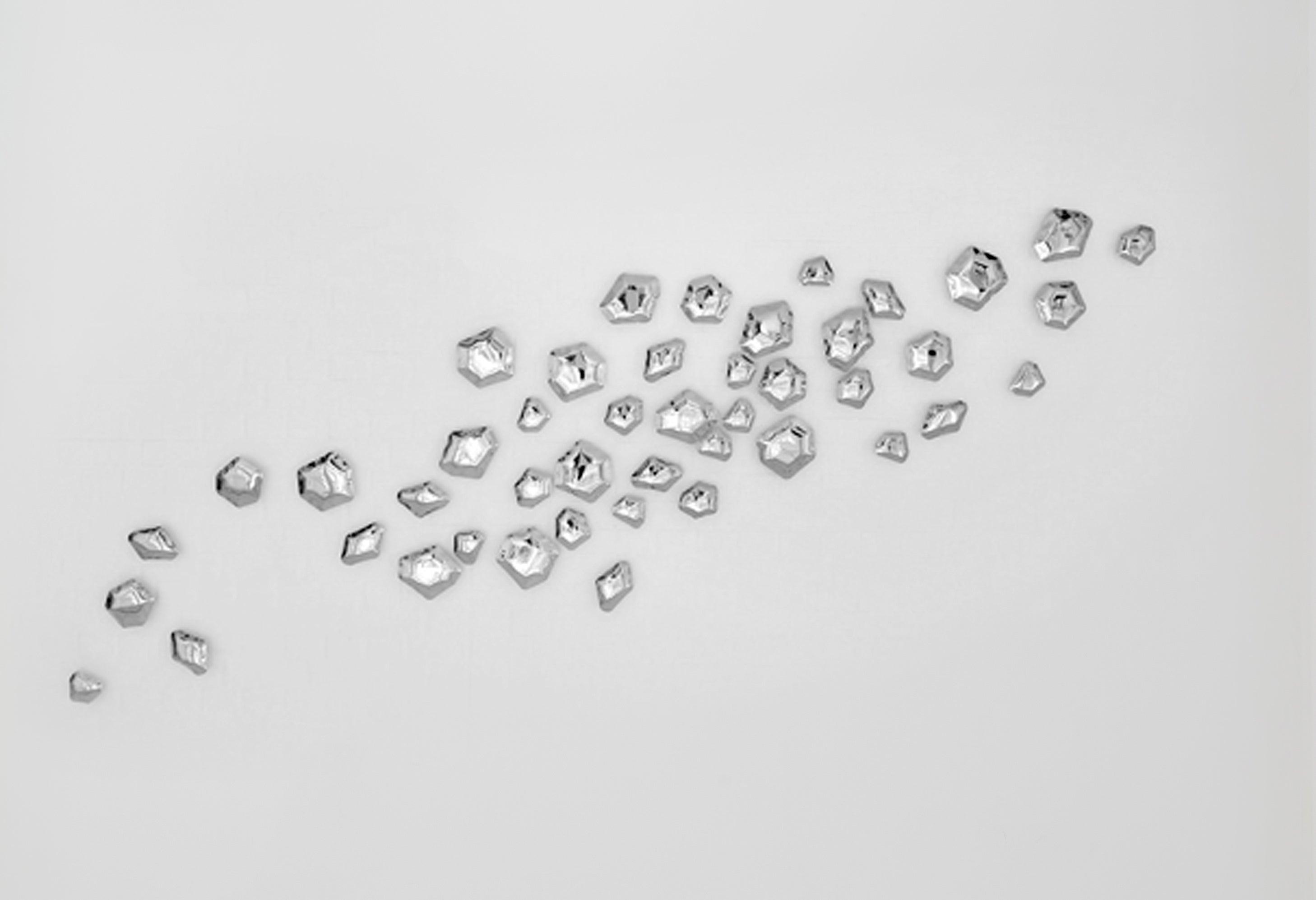 Zestaw dekoracyjnych wieszaków KAMYKI inox Zieta Studio Eye on Design