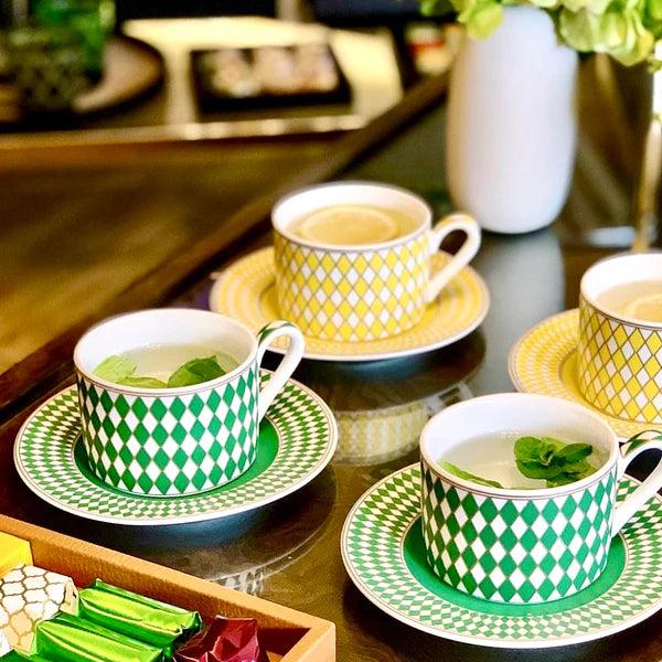 Zestaw filiżanek CHESS porcelanowy Pols Potten Eye on Design