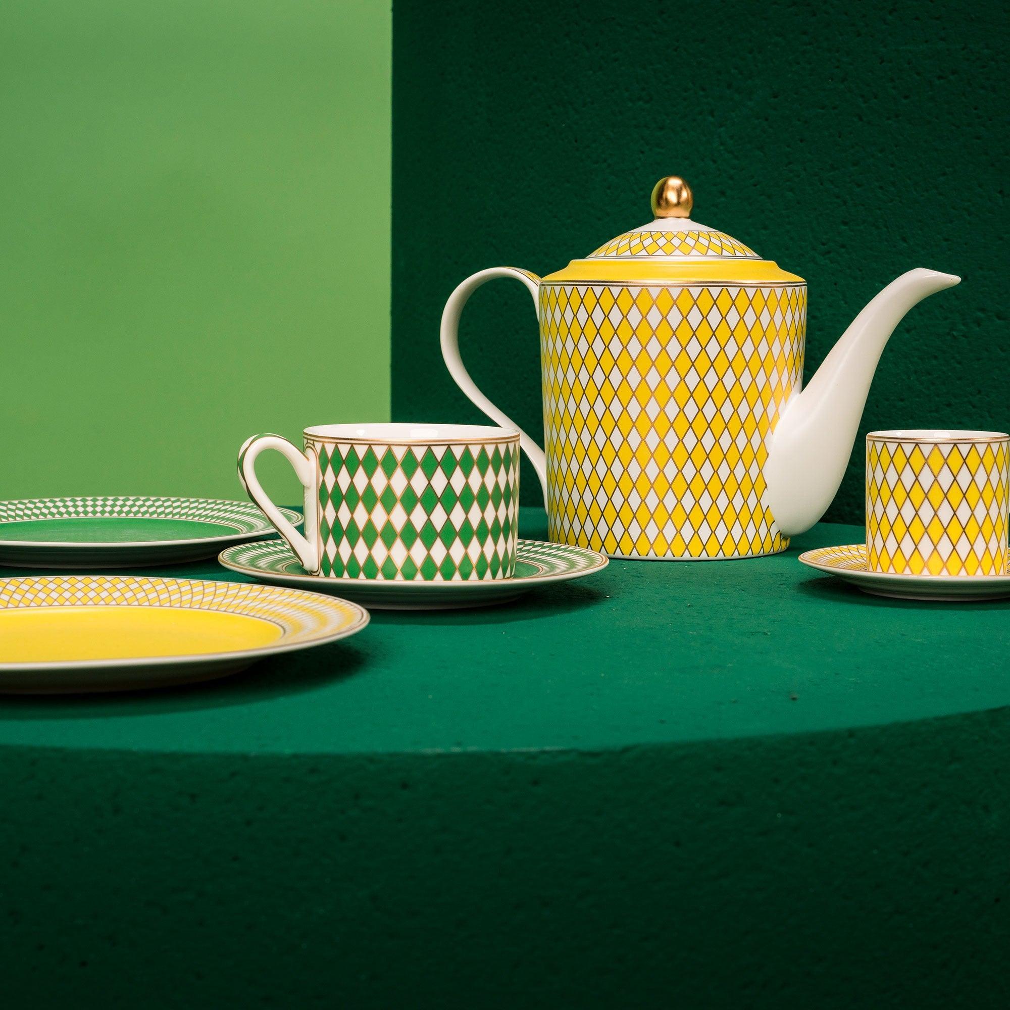 Zestaw filiżanek CHESS porcelanowy Pols Potten Eye on Design