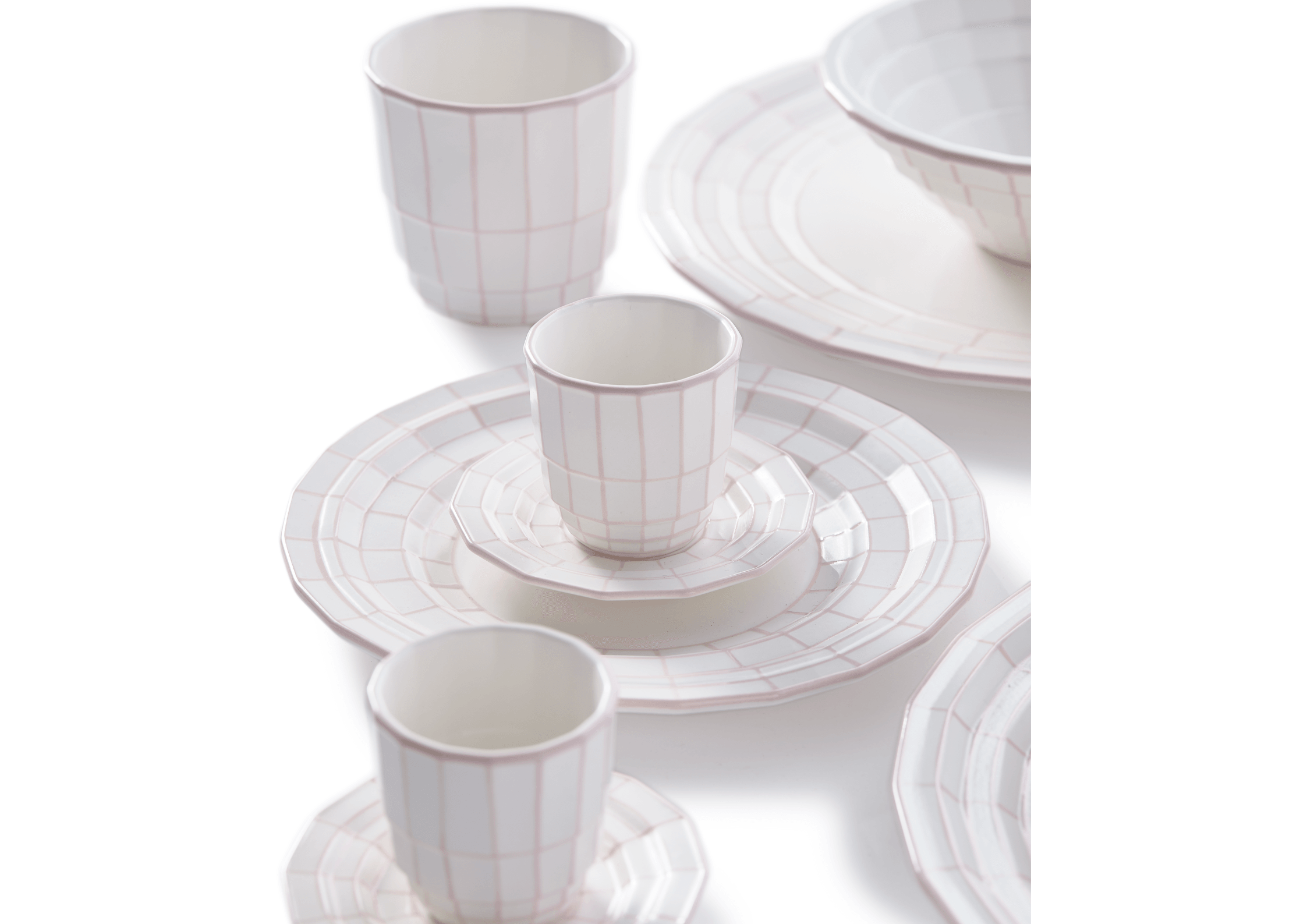 Zestaw filiżanek do espresso DIGI różowy Pols Potten Eye on Design