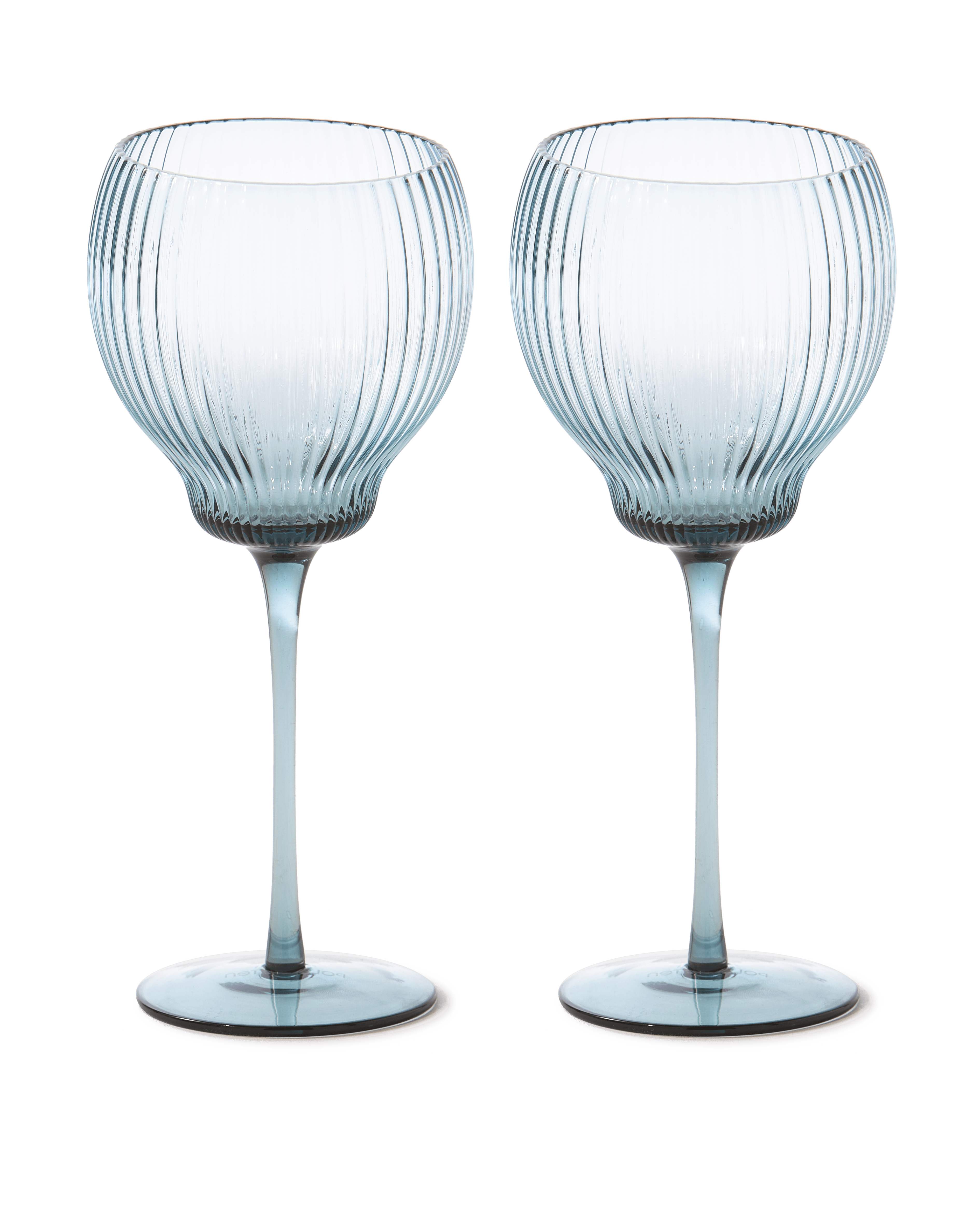 Zestaw kieliszków do wina PUM błękitny Pols Potten Ø 11.8 x 24.5 cm Eye on Design