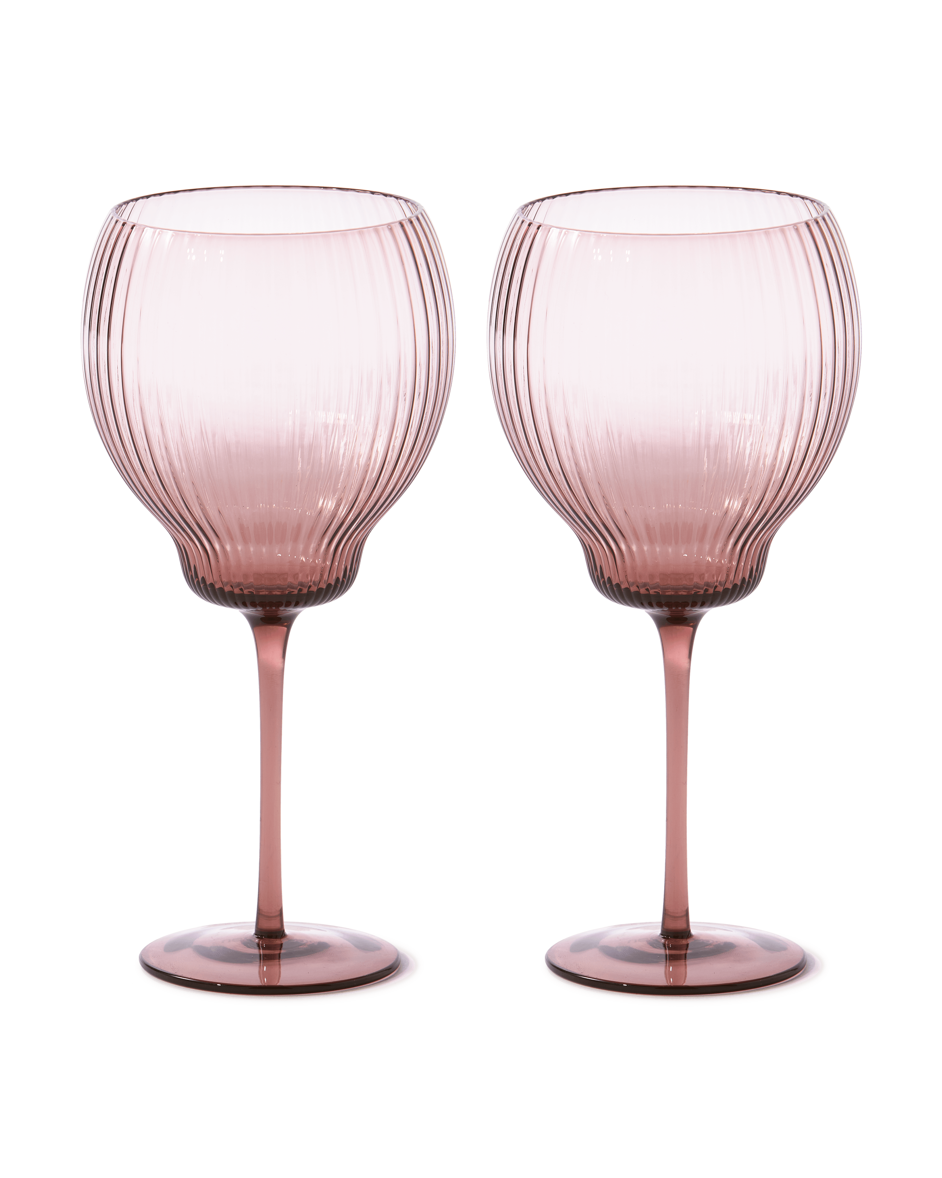 Zestaw kieliszków do wina PUM śliwkowy Pols Potten Ø 9.5 x 22 cm Eye on Design