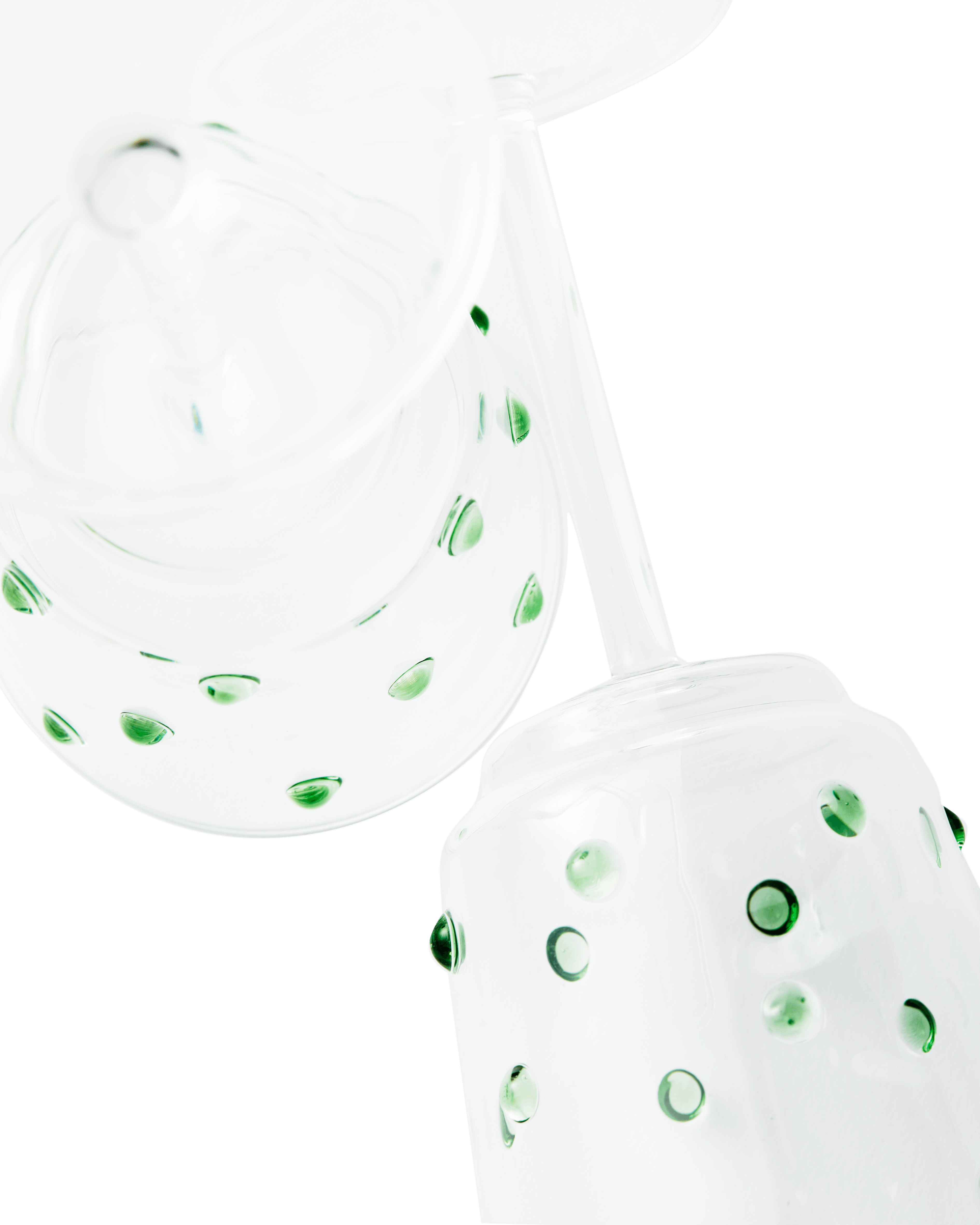 Zestaw kieliszków NOB oliwkowy Pols Potten Eye on Design