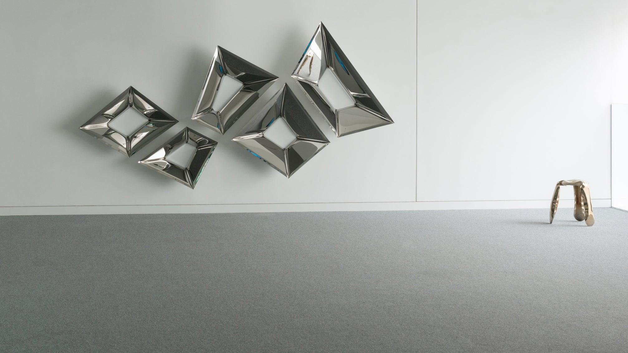 Zestaw luster CRYSTALS inox Zieta Studio Eye on Design