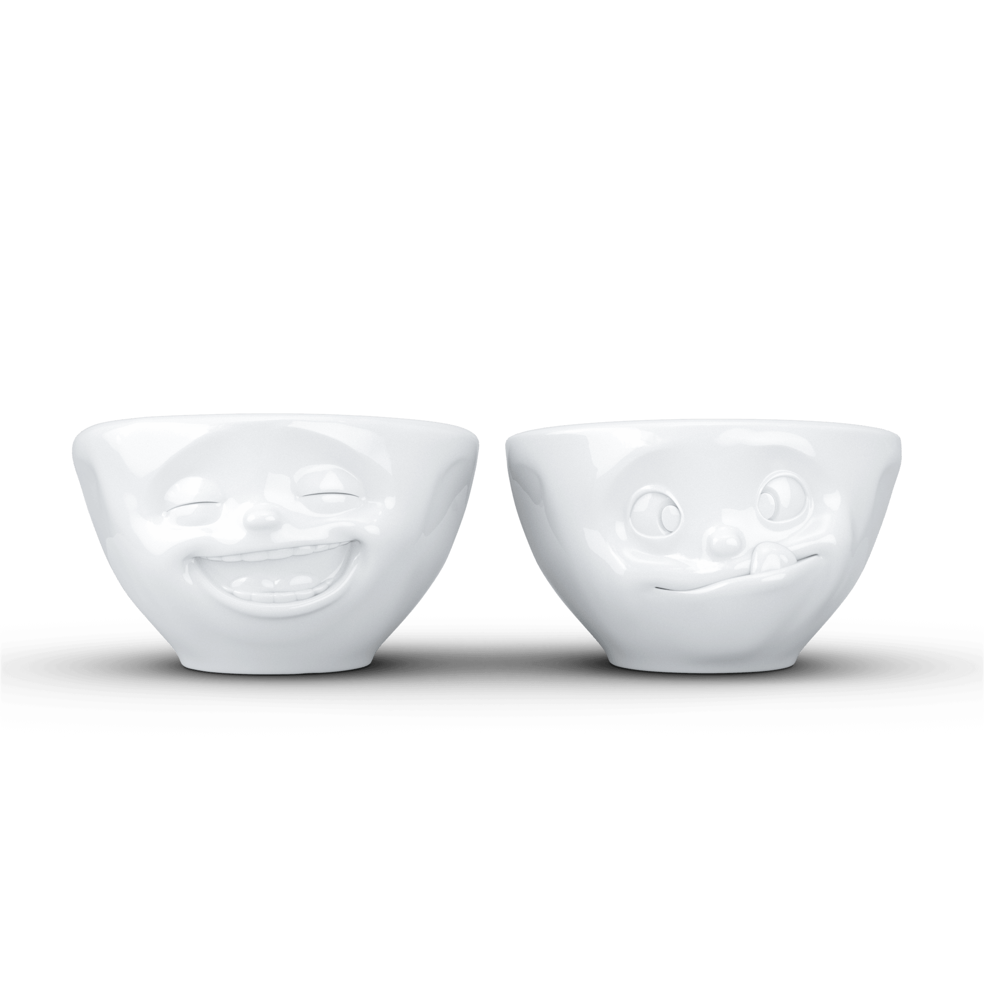 Zestaw małych miseczek LAUGHING & TASTY biały 58products Eye on Design