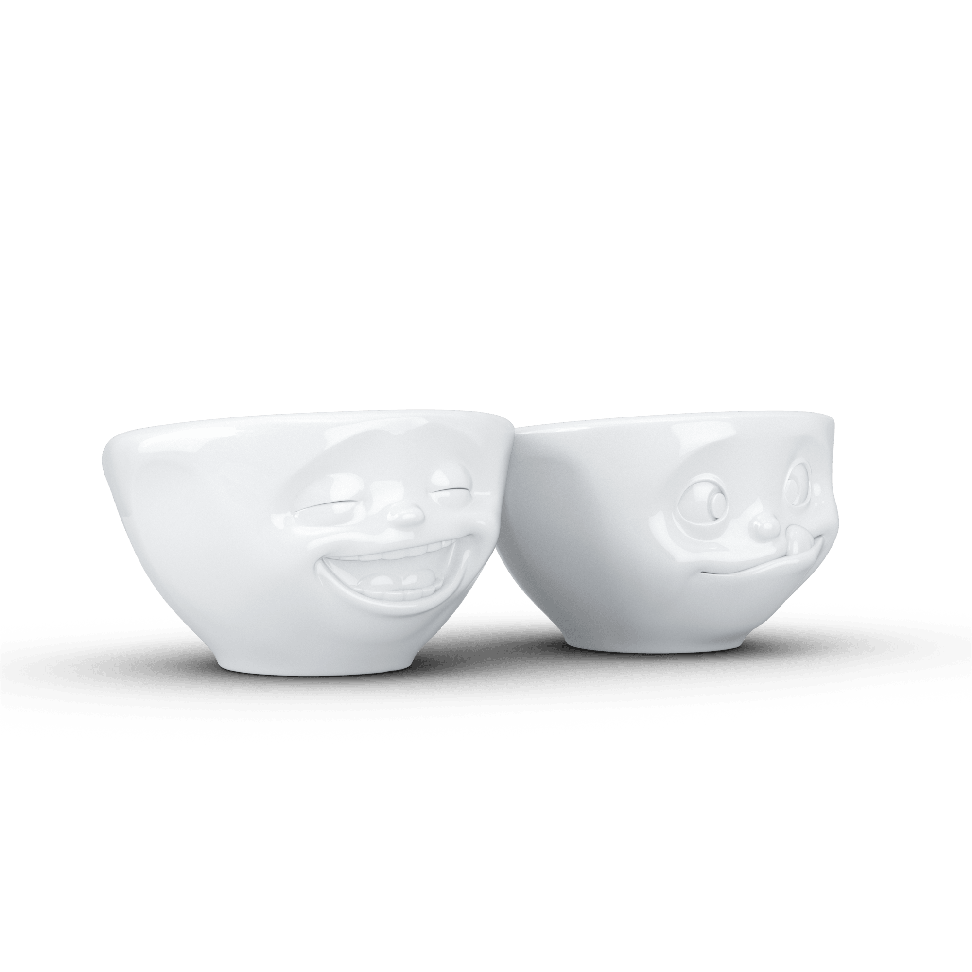 Zestaw małych miseczek LAUGHING & TASTY biały 58products Eye on Design