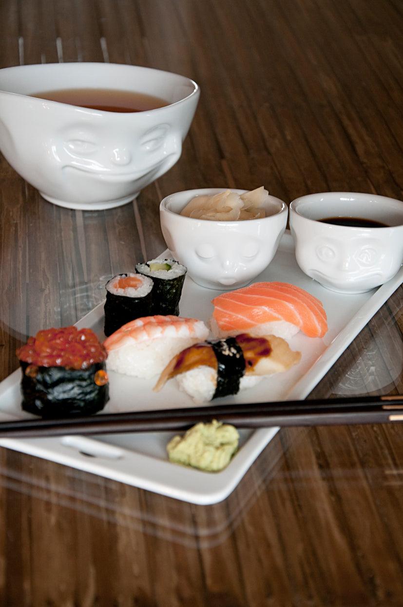 Zestaw miseczek GRINNING & KISSING biały 58products Eye on Design