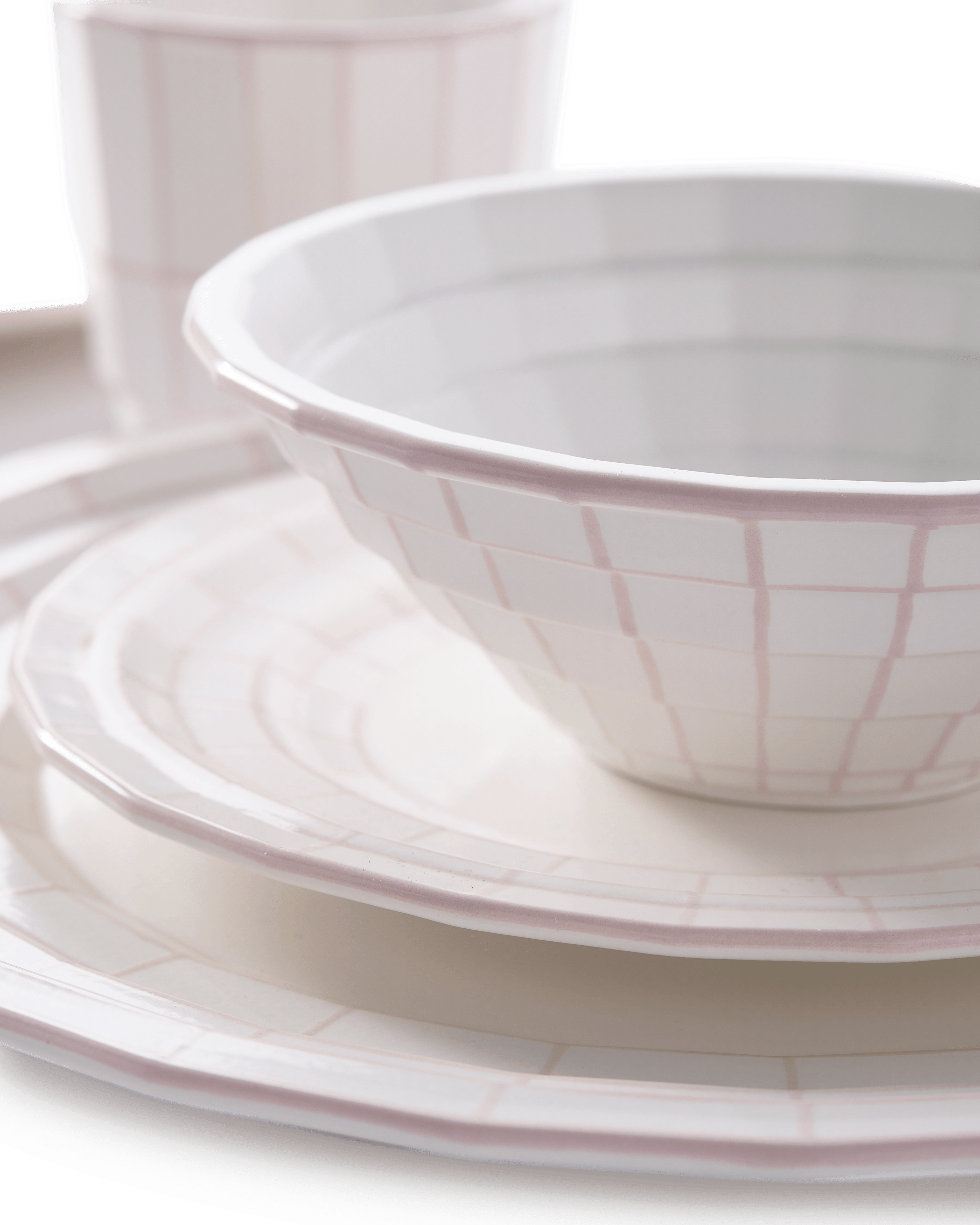 Zestaw misek DIGI jasnoróżowy Pols Potten Eye on Design
