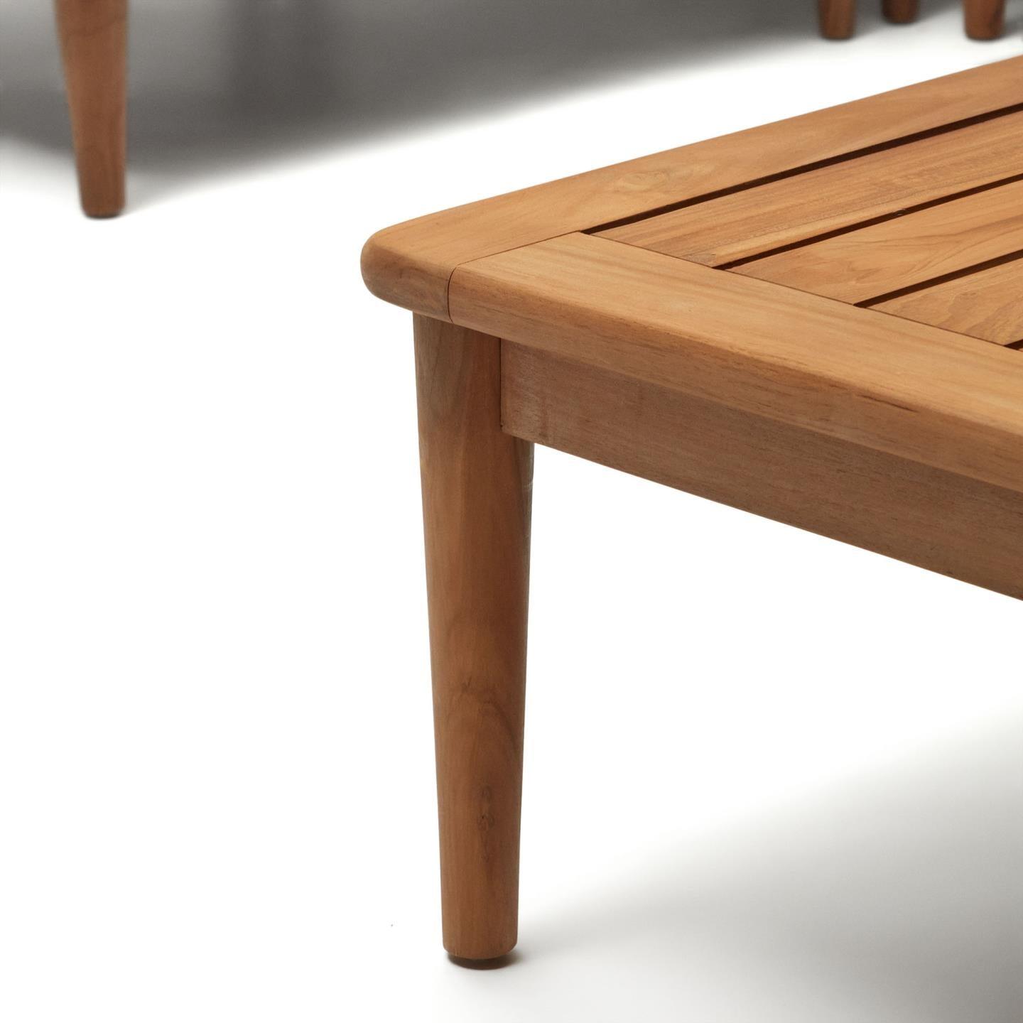 Zestaw ogrodowy z 3-osobowym narożnikiem modułowym PORTITXOL lite drewno tekowe La Forma Eye on Design