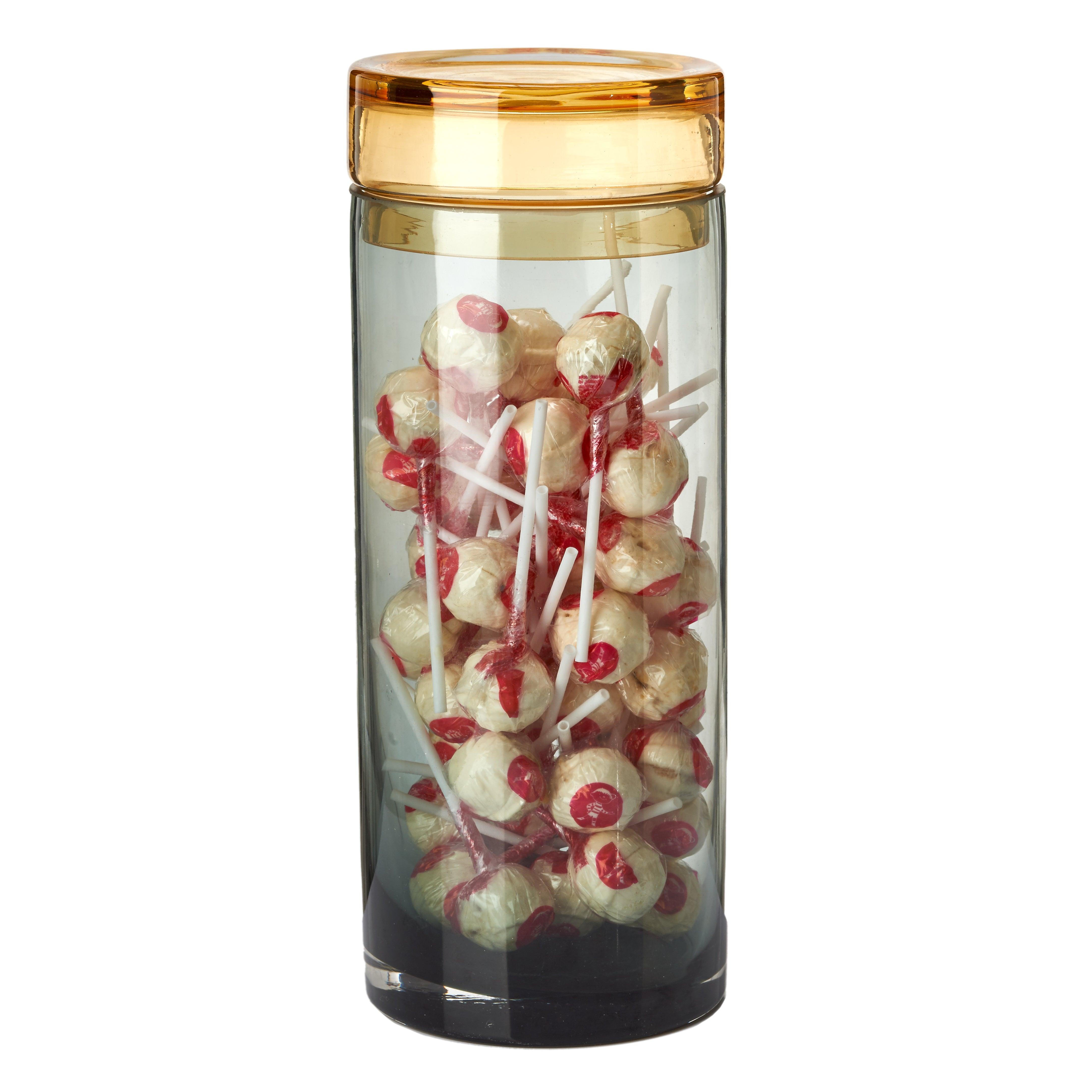 Zestaw słoików CAPS AND JARS brązowy z zielonym Pols Potten Eye on Design