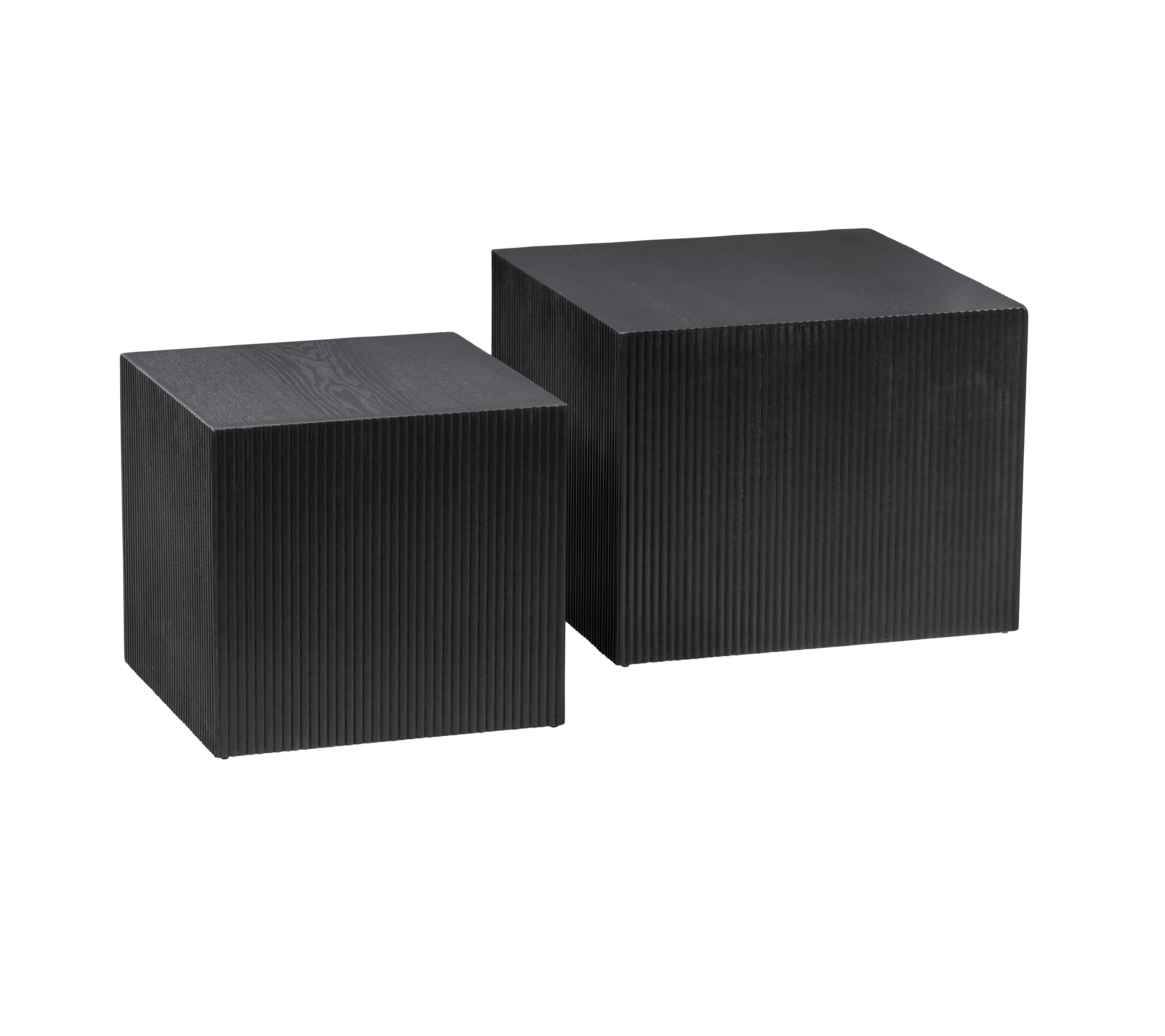 Zestaw stolików bocznych SANNE czarny Woood Exclusive Eye on Design