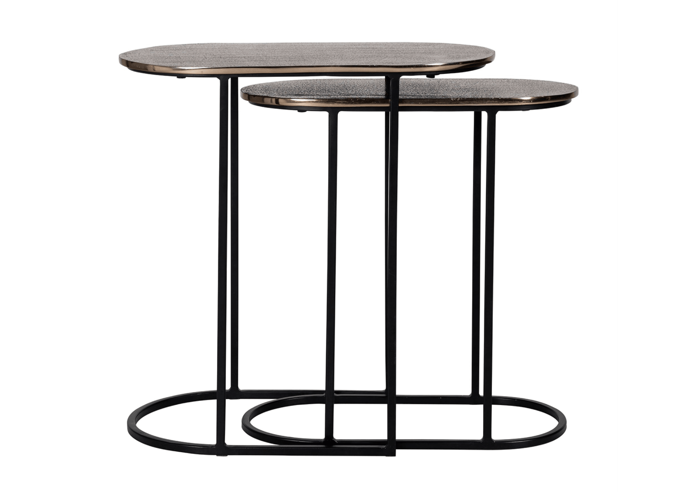 Zestaw stolików CHANDON szampański złoty Richmond Interiors Eye on Design