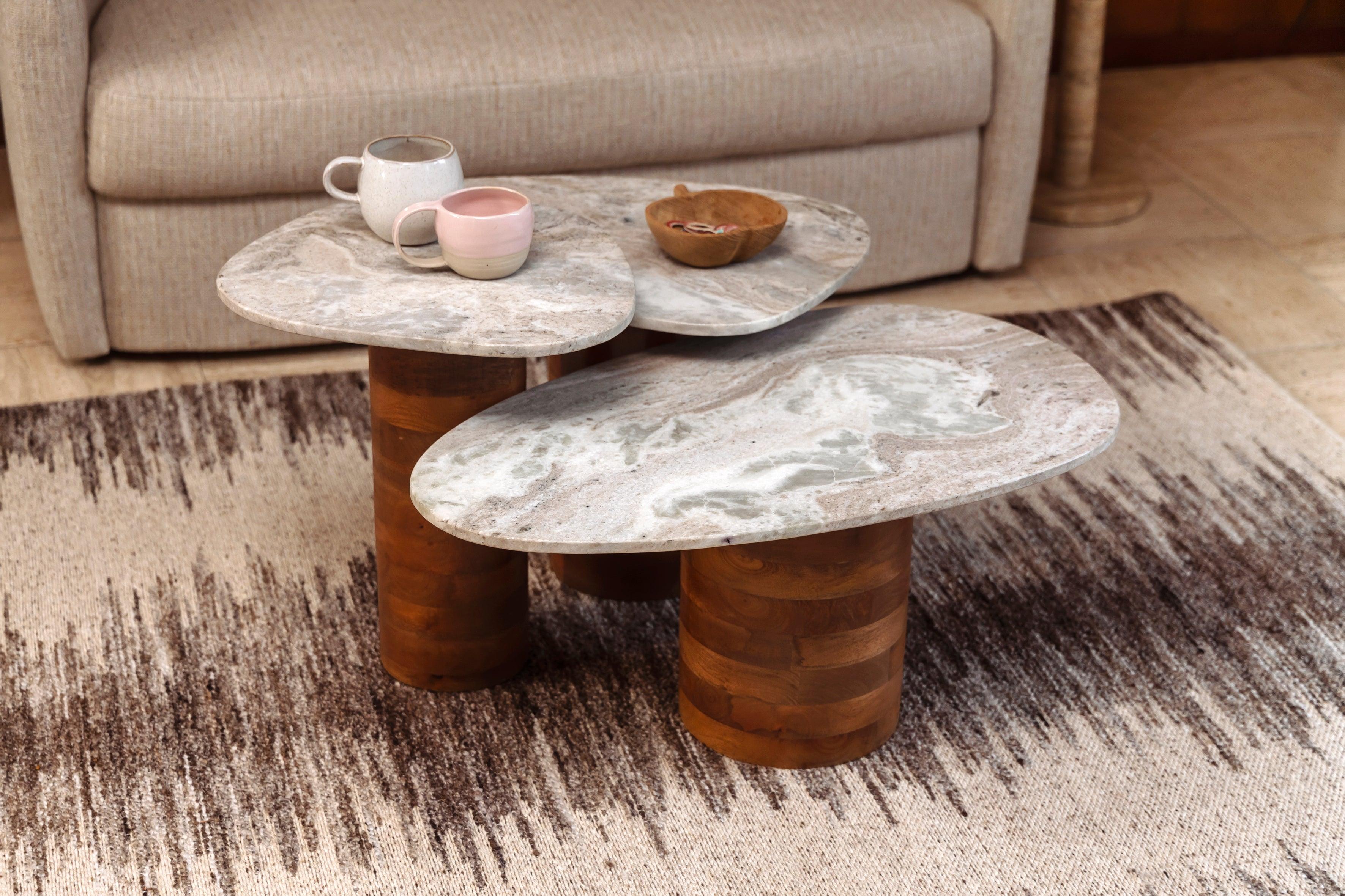 Suki Side Table Set of 3 Dutchbone Eye on Design