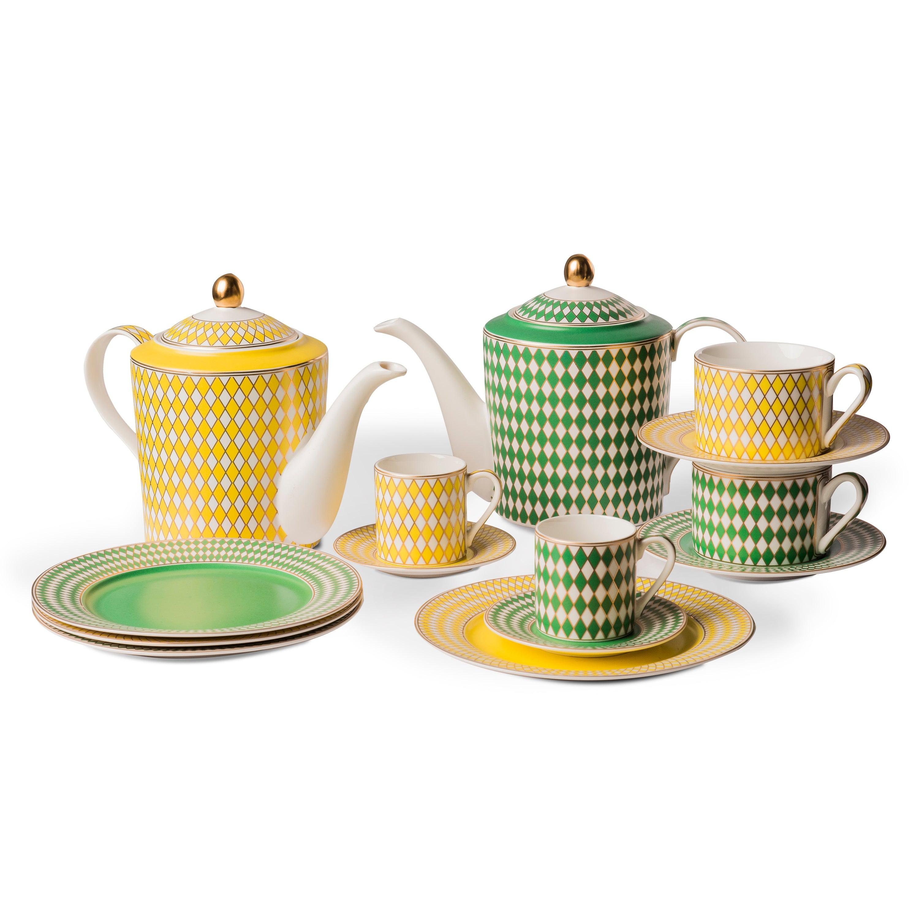 Zestaw talerzy CHESS porcelanowy – Pols Potten