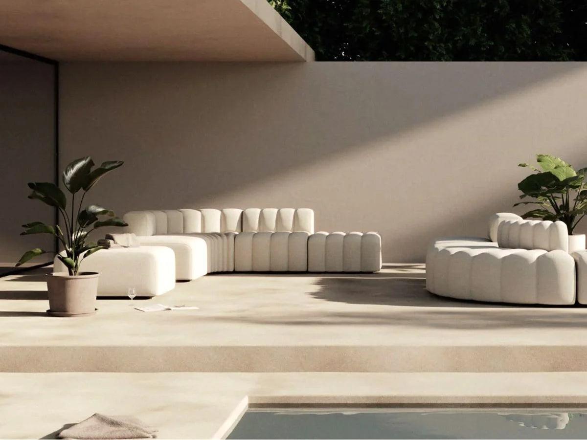 Zestaw wypoczynkowy modułowy zewnętrzny STUDIO piaskowy NORR11 Eye on Design