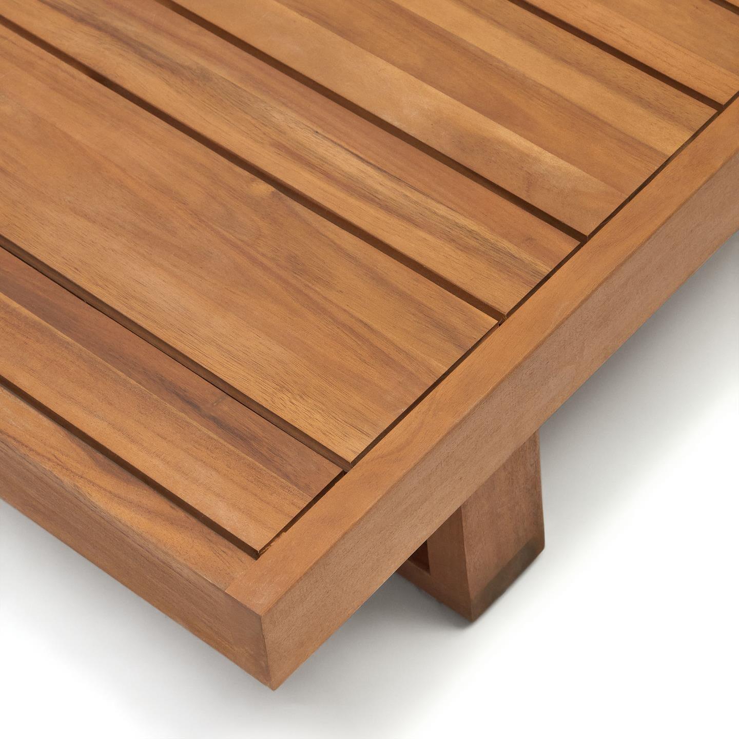Zestaw zewnętrzny sofa i stolik kawowy RACO lite drewno akacjowe La Forma Eye on Design