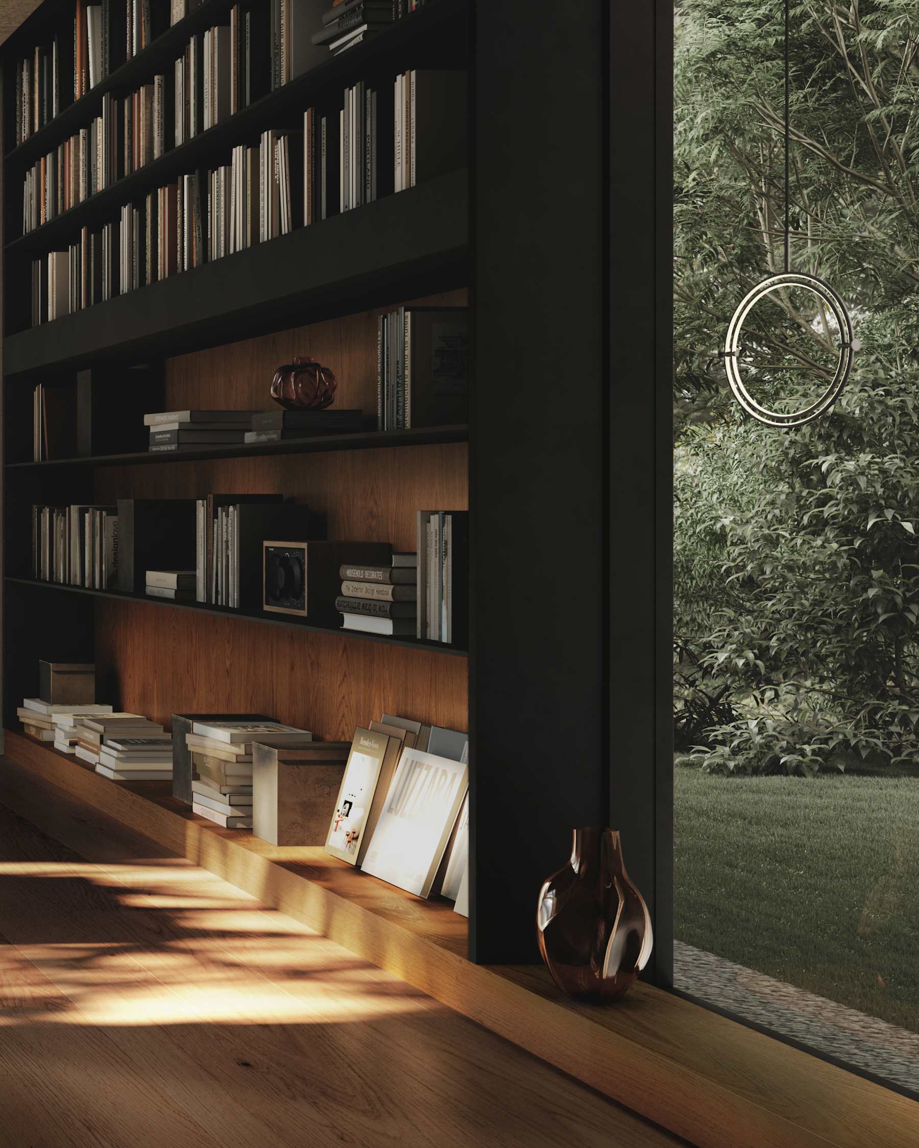 MARU black pendant lamp