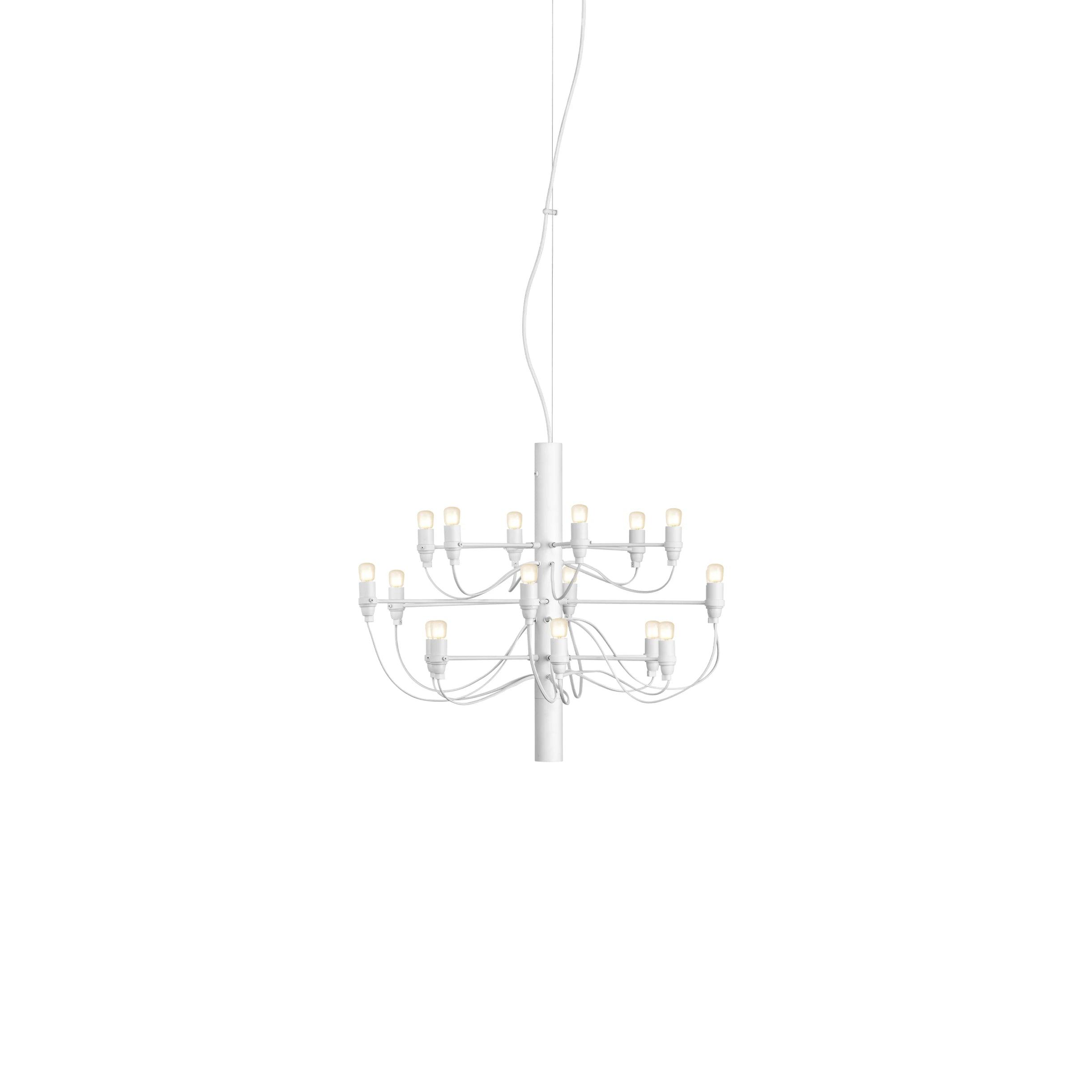 Żyrandol 2097 biały Flos S mleczny Eye on Design