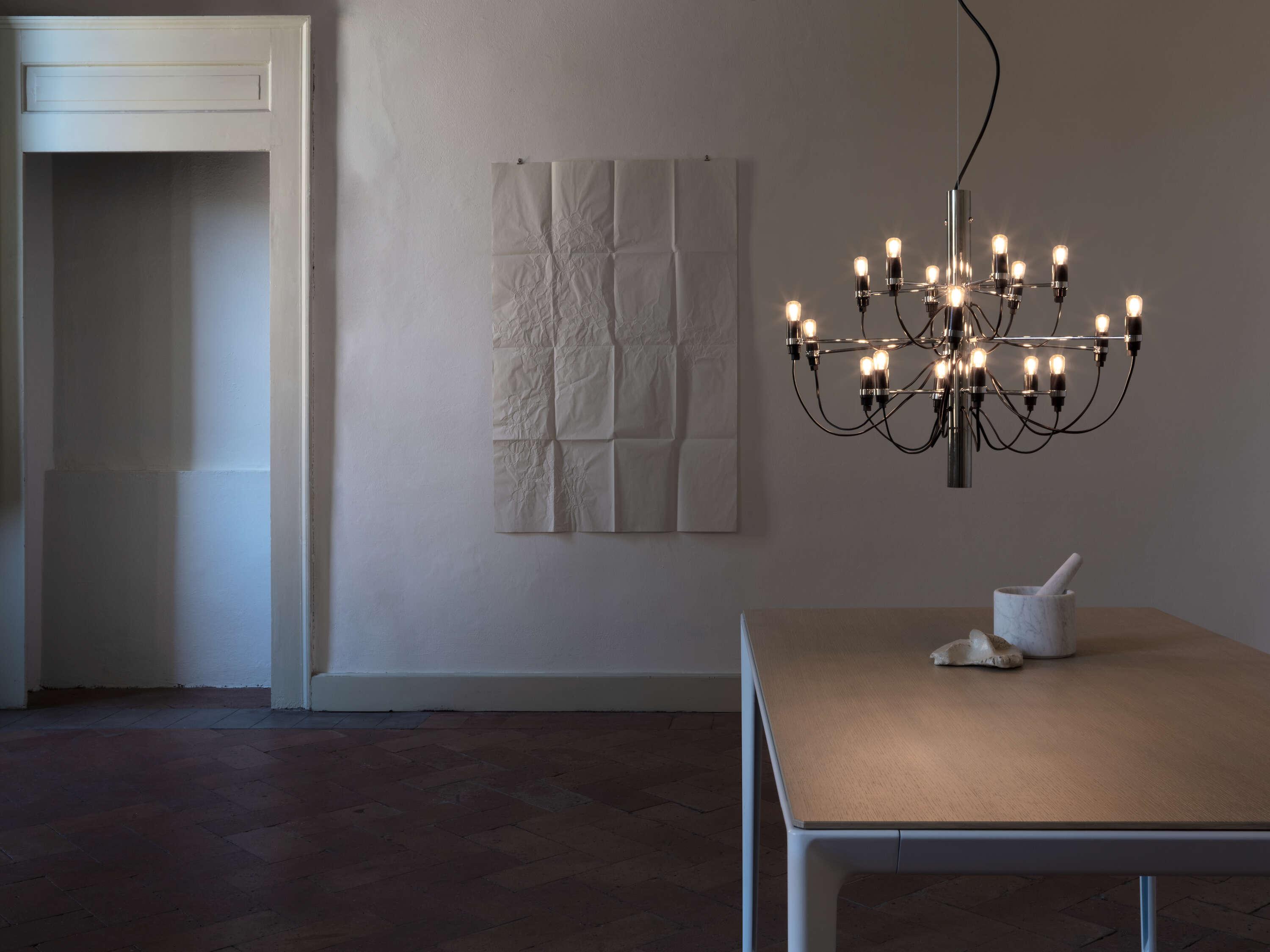 Żyrandol 2097 chromowany – Flos