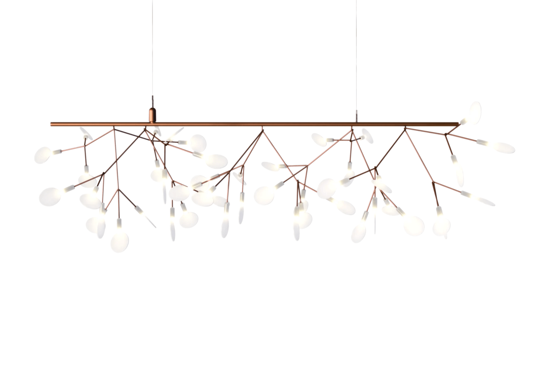 Żyrandol HERACLEUM III ENDLESS miedziany Moooi Eye on Design