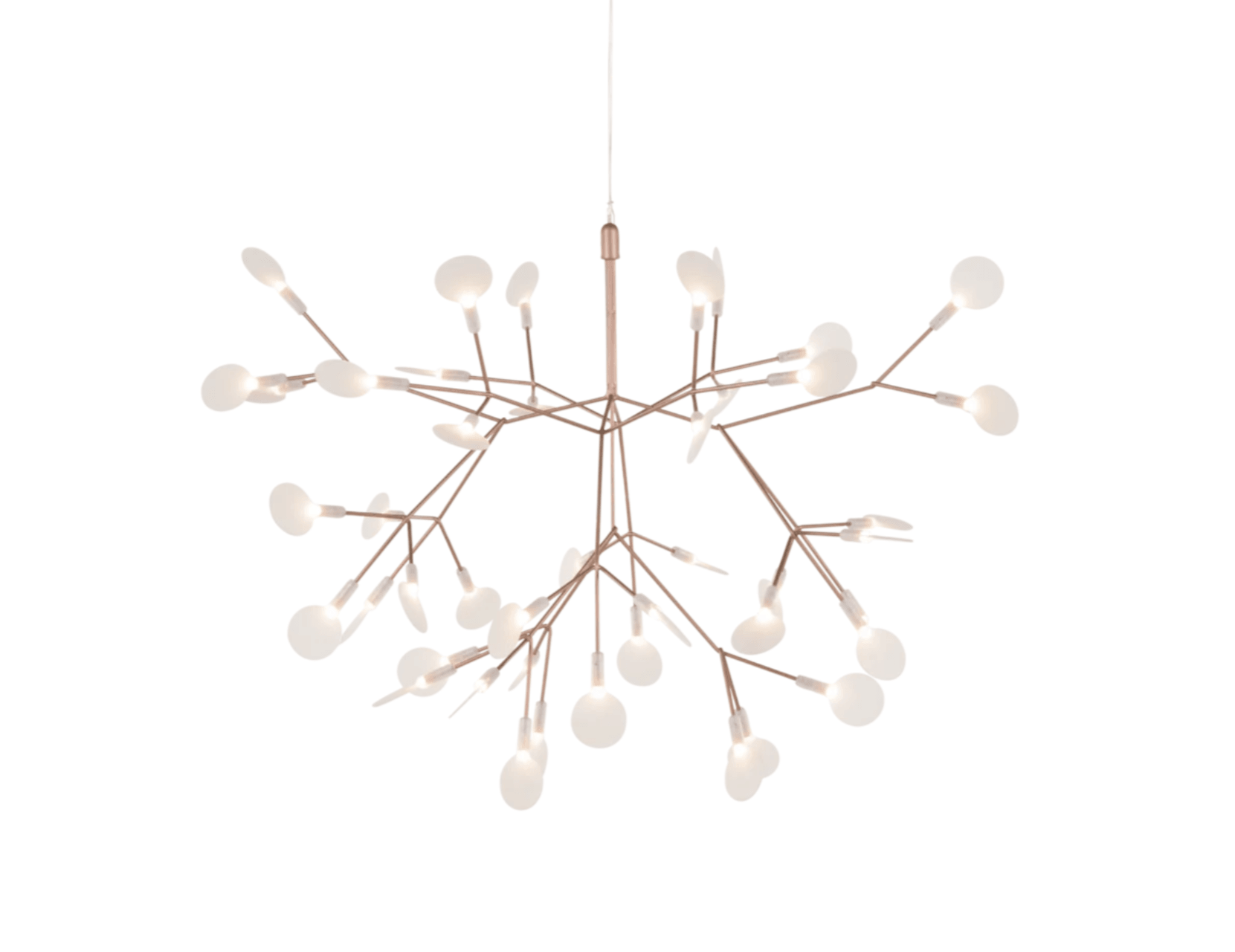Żyrandol HERACLEUM III SUSPENDED miedziany Moooi Eye on Design