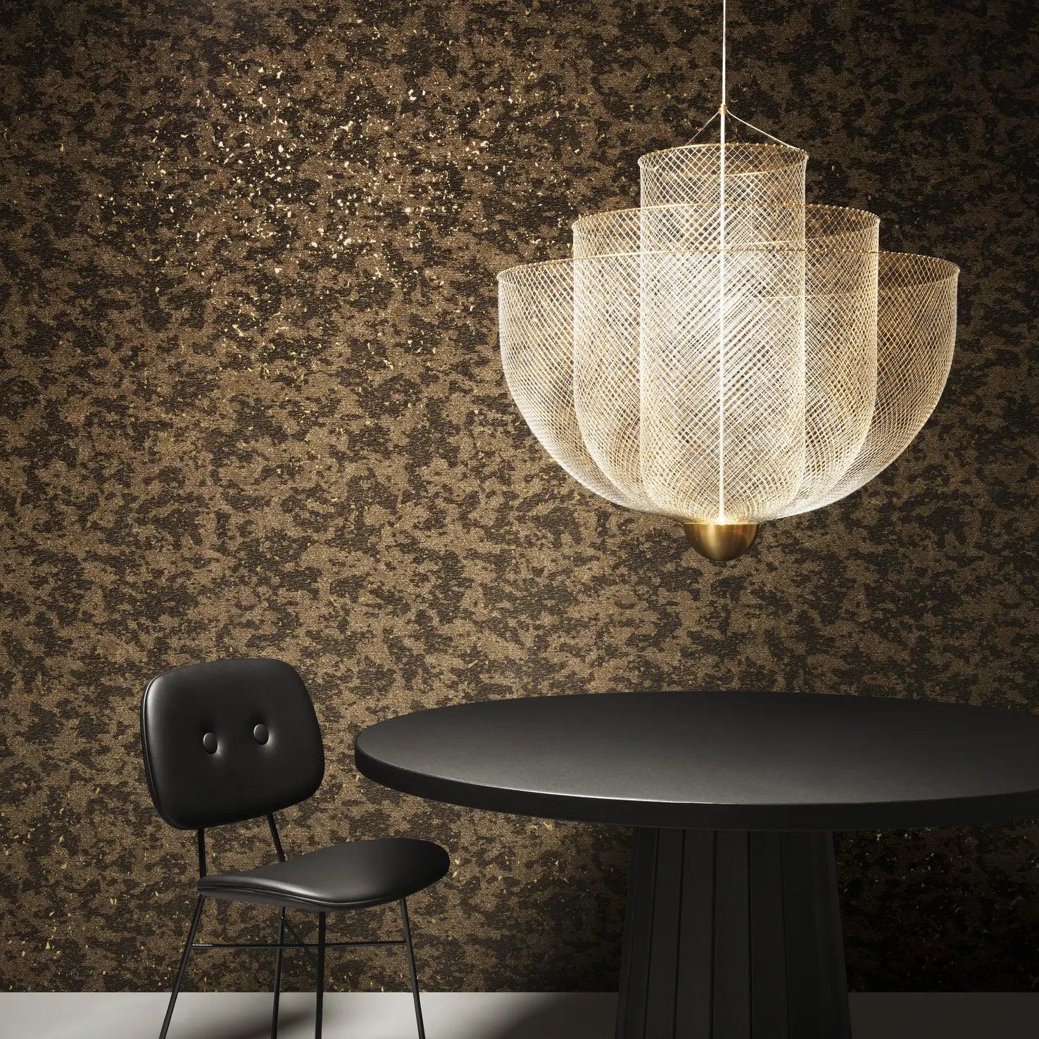Żyrandol MESHMATICS mosiądz Moooi Eye on Design