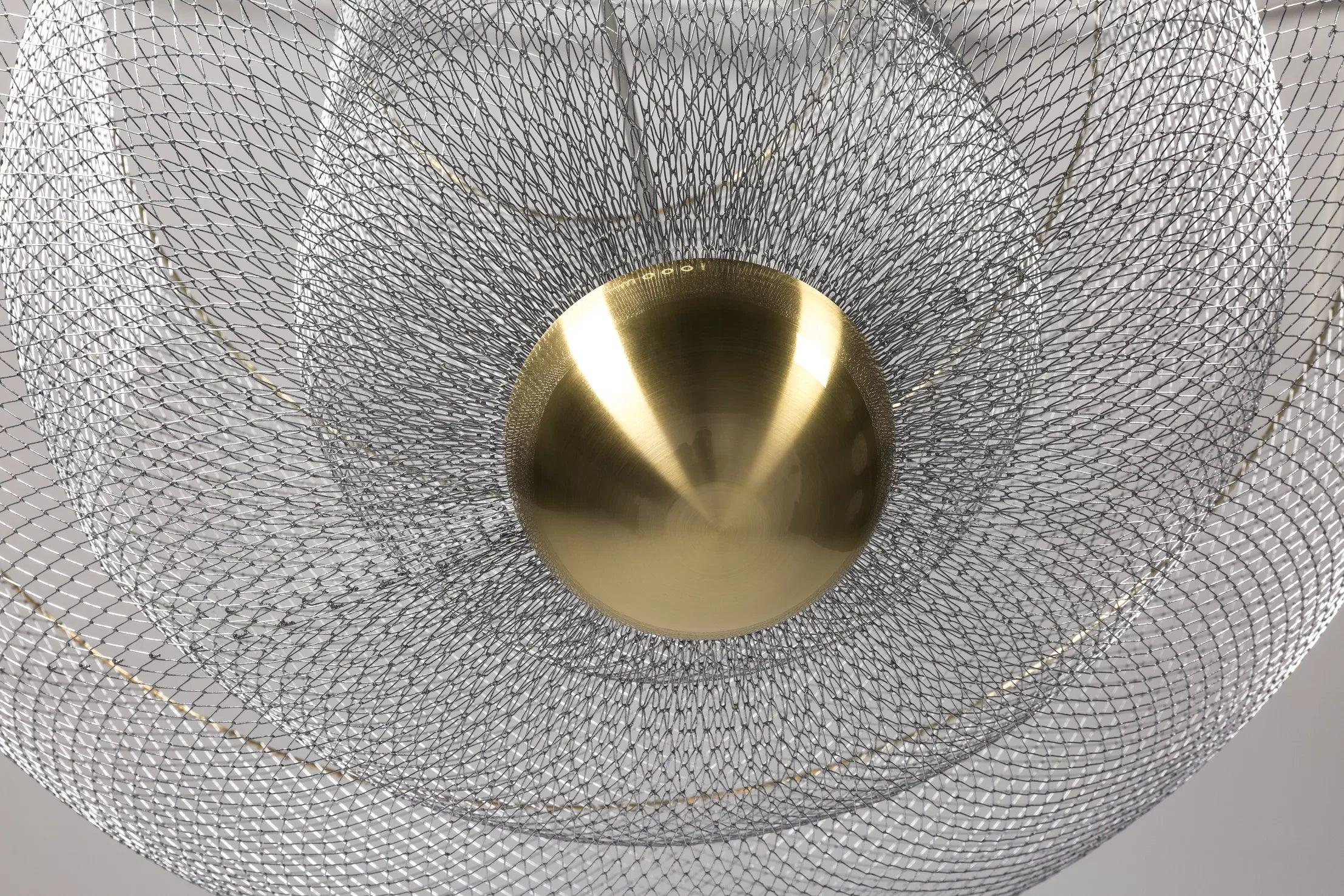 Żyrandol MESHMATICS mosiądz Moooi Eye on Design