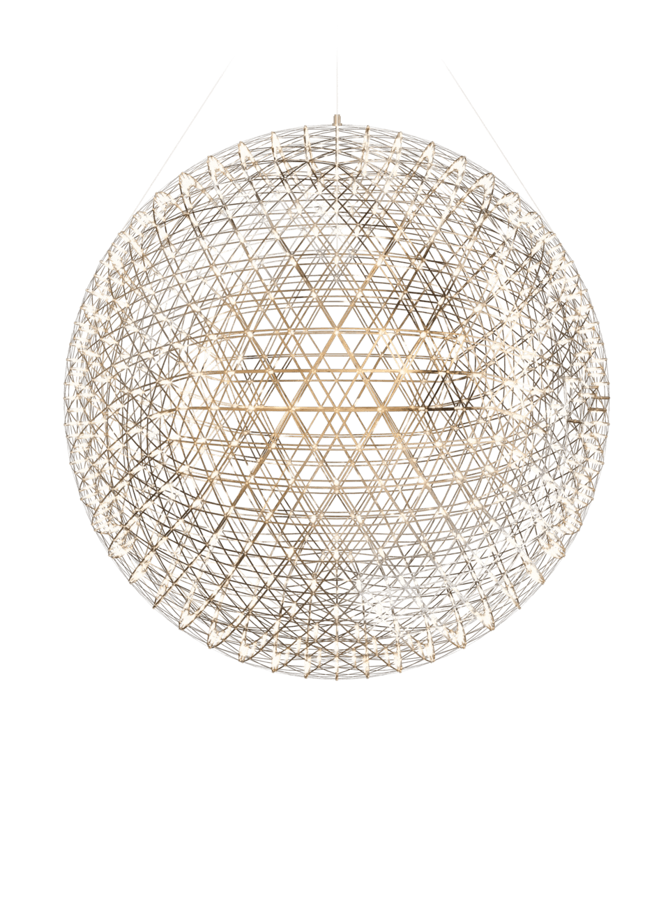 Żyrandol RAIMOND II R127-R163-R199 stal nierdzewna Moooi 163 cm Eye on Design