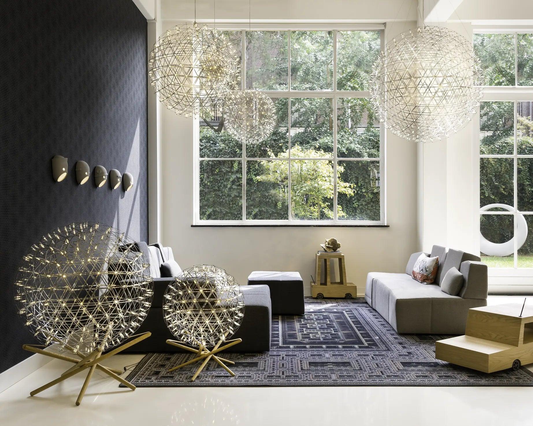 Żyrandol RAIMOND II stal nierdzewna Moooi Eye on Design