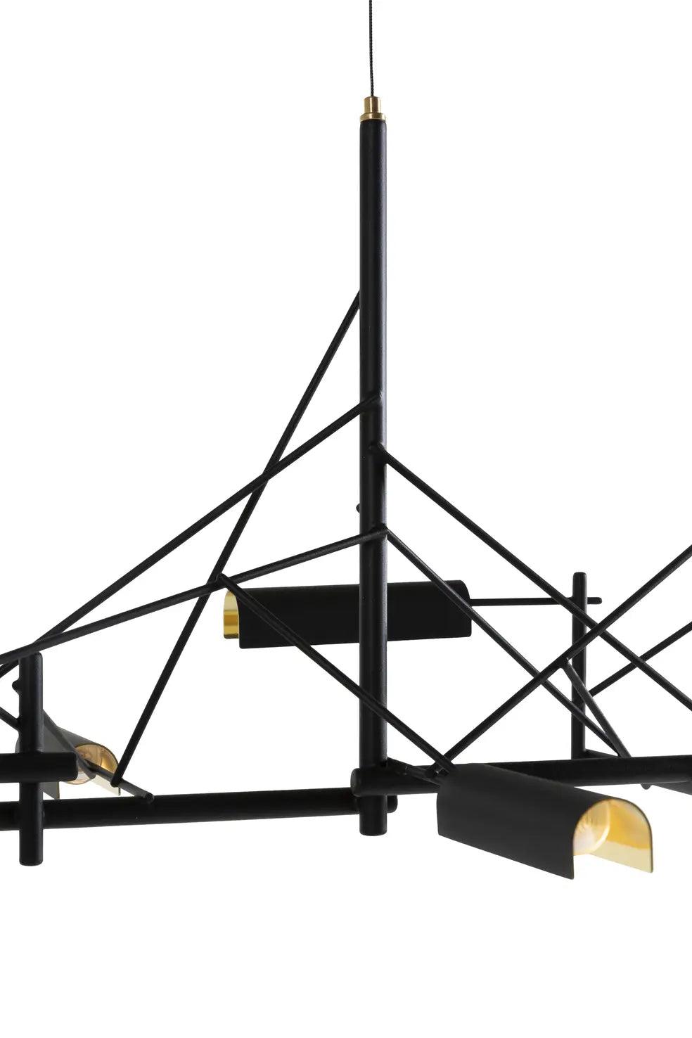 Żyrandol TINKERING czarny Moooi Eye on Design