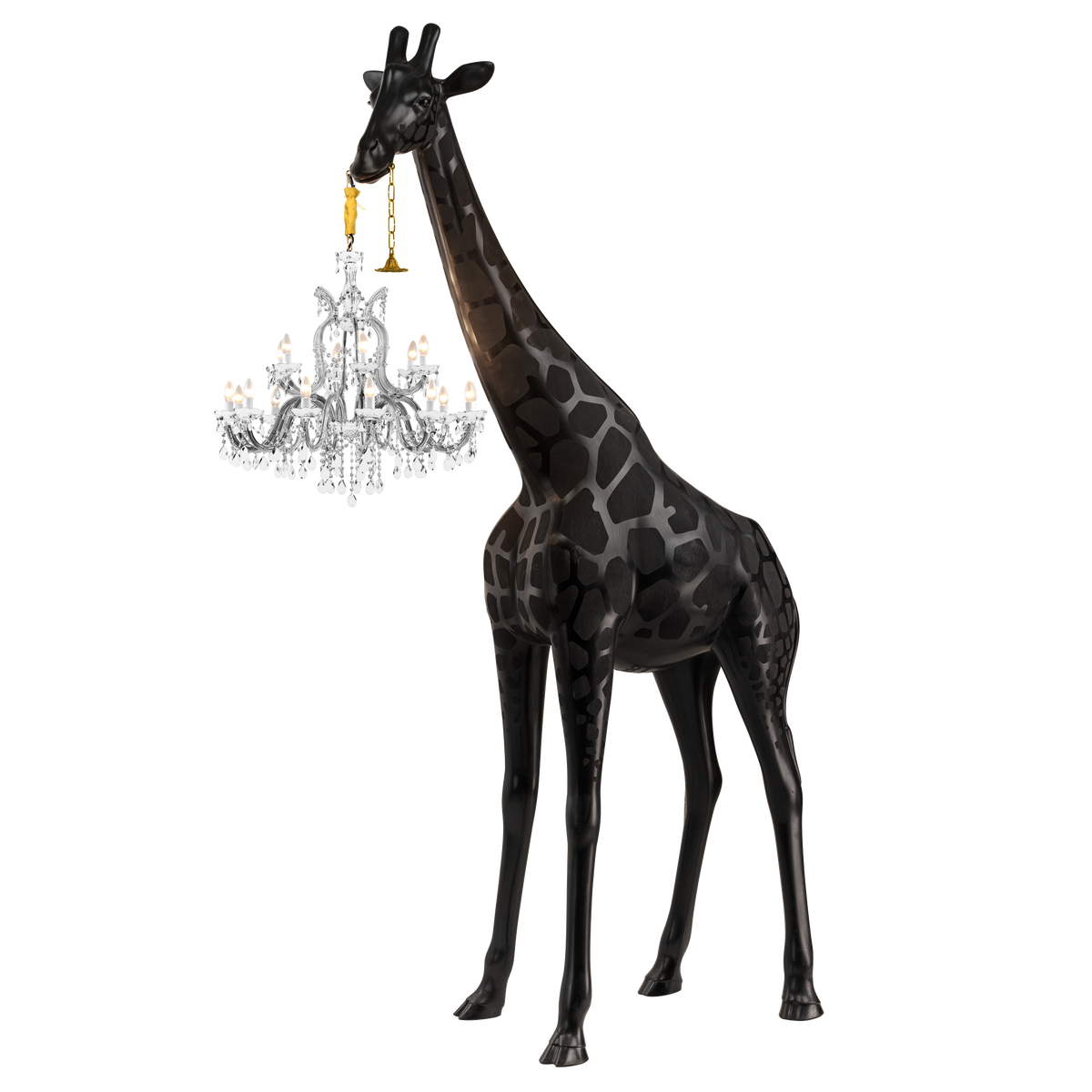 Lampa zewnętrzna GIRAFFE IN LOVE XL czarny Qeeboo Eye on Design