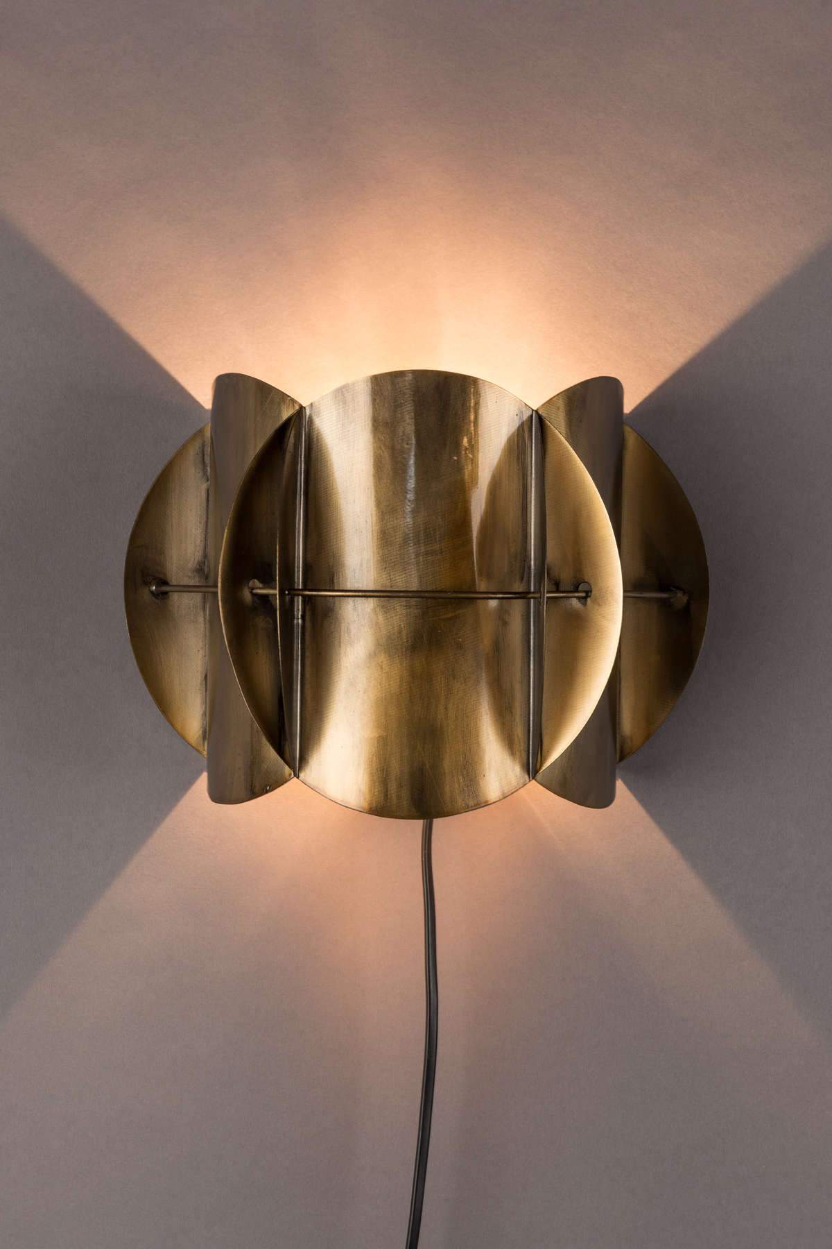 Lampa ścienna CORRIDOR mosiądz, marka Dutchbone