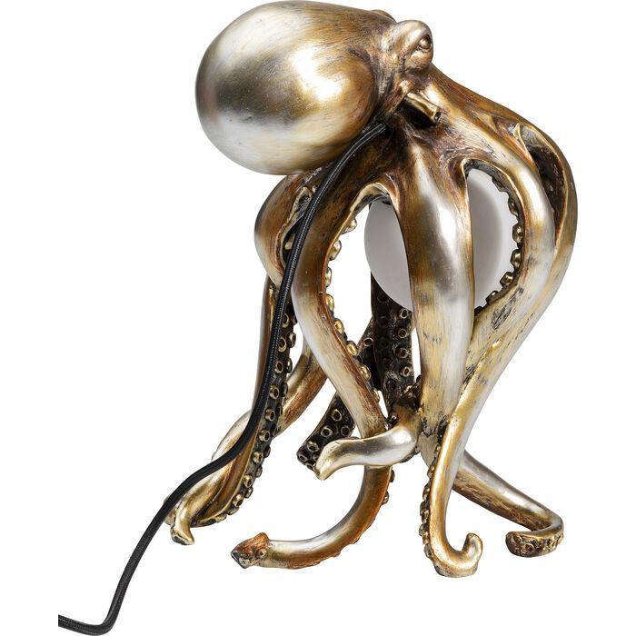 Lampa stołowa złota w kształcie ośmiornicy Kare Design Eye on Design